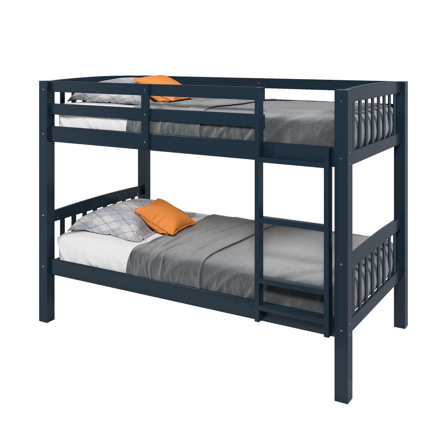 navy blue Wooden Bunk Bed Dakota Collection product image by CorLiving#color_navy-blue