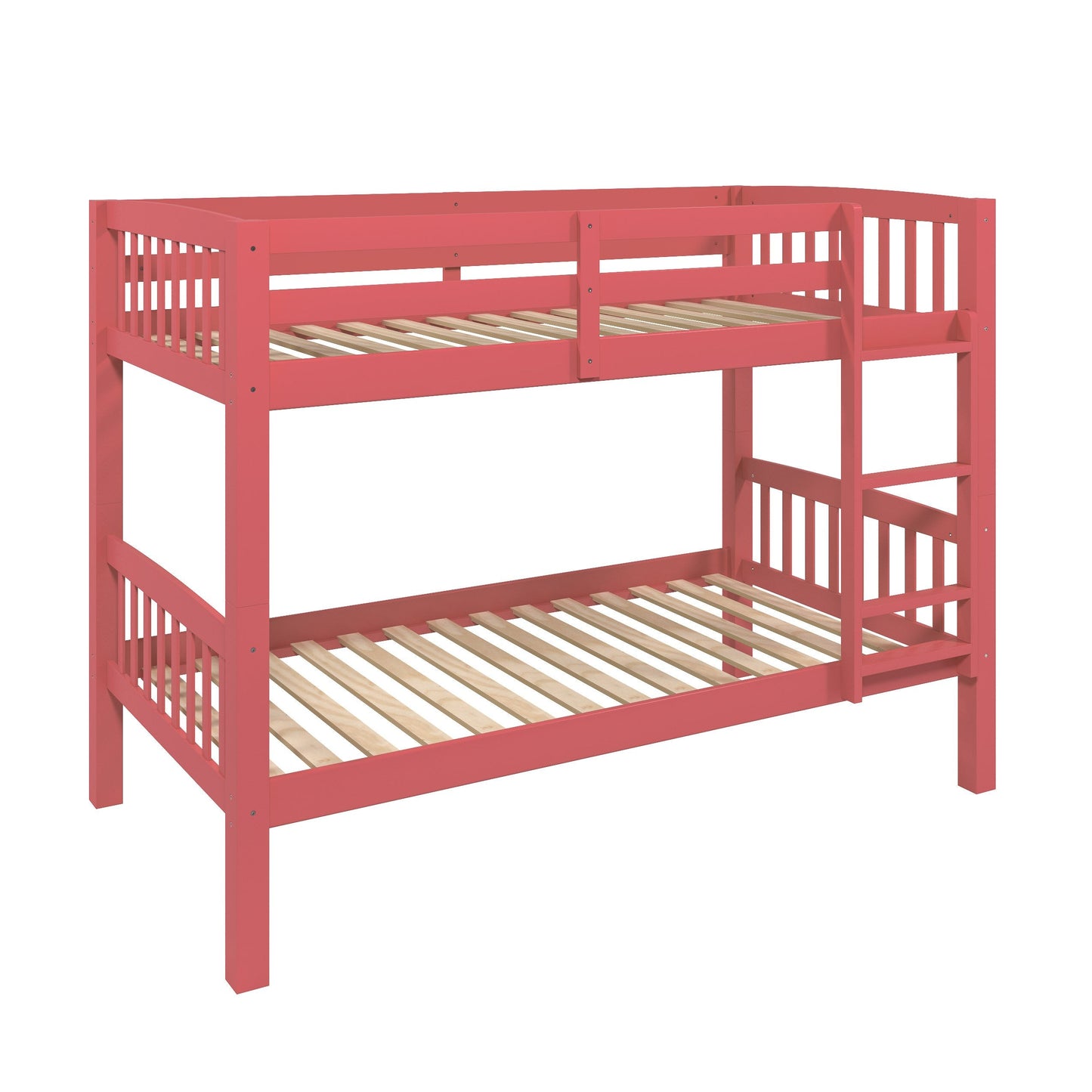 pink Wooden Bunk Bed Dakota Collection product image by CorLiving#color_pink