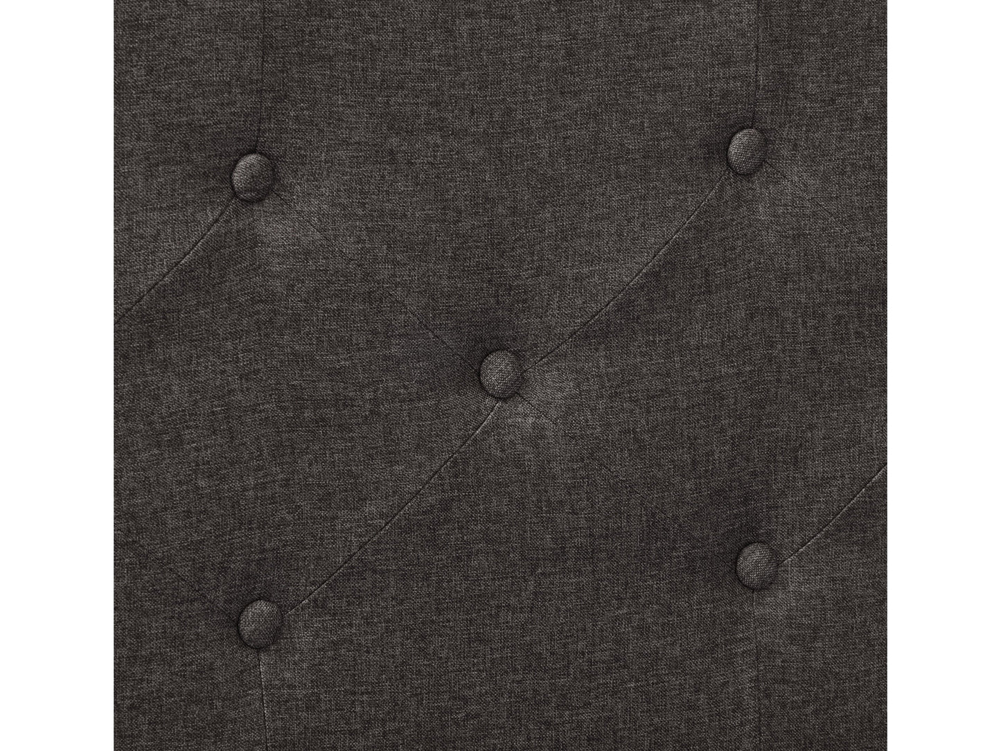 dark grey Button Tufted Queen Bed Nova Ridge Collection detail image by CorLiving#color_nova-ridge-dark-grey
