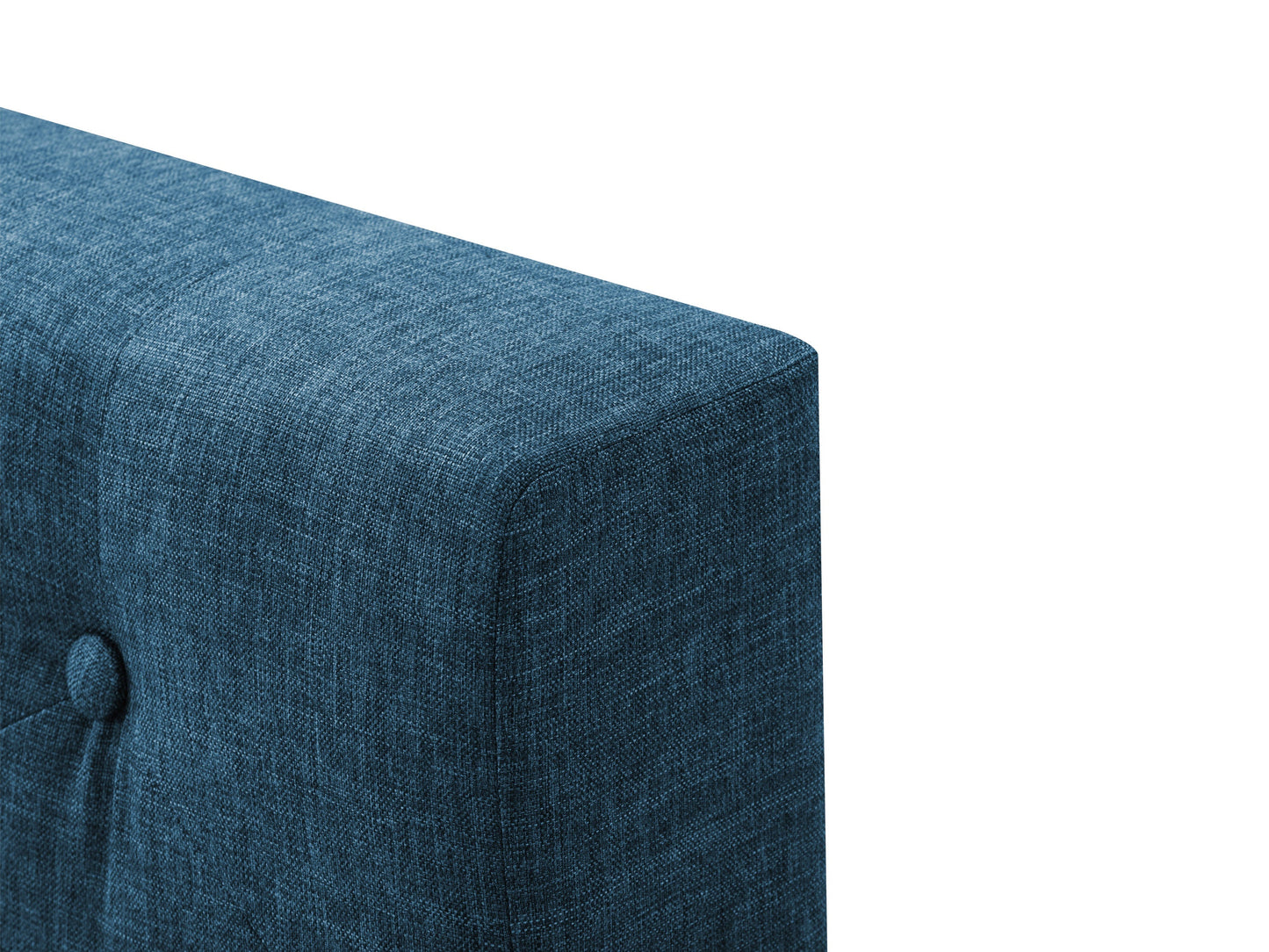 ocean blue Button Tufted King Bed Nova Ridge Collection detail image by CorLiving#color_nova-ridge-ocean-blue