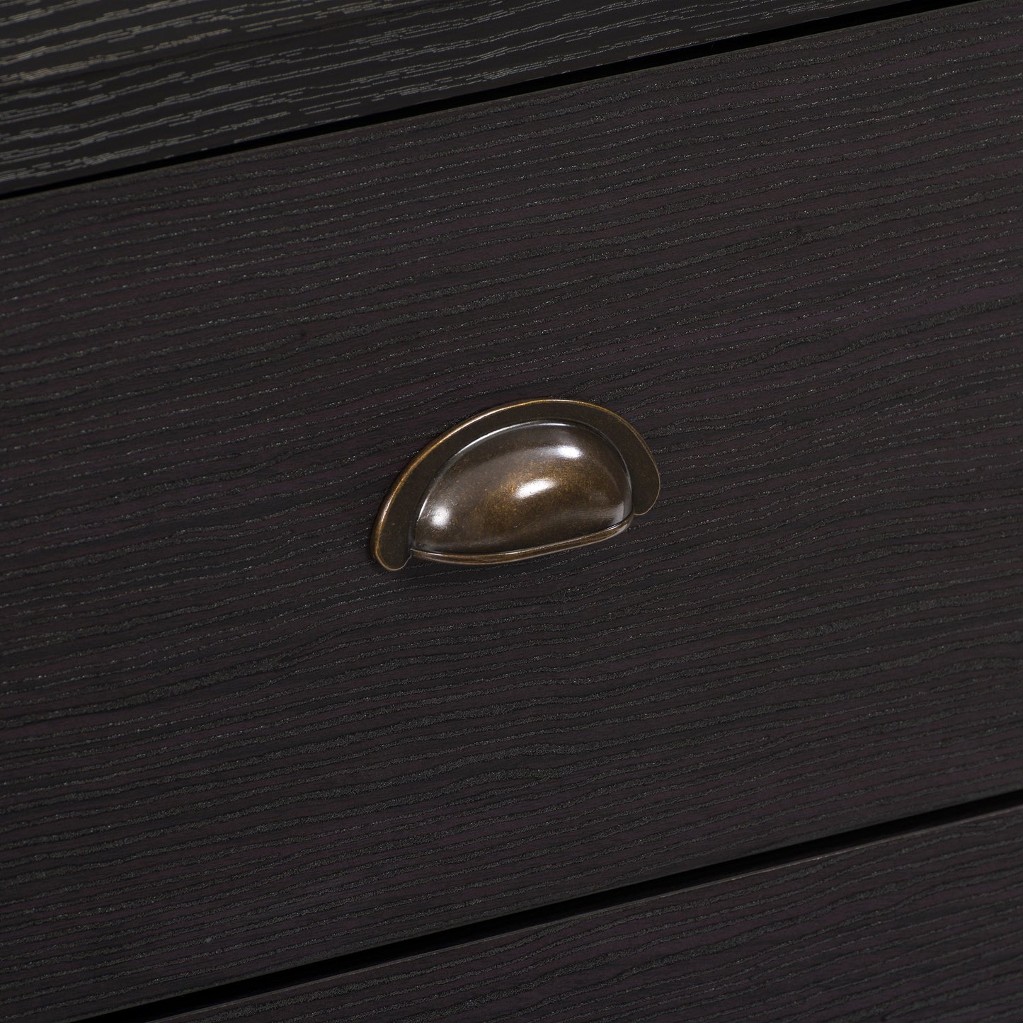 black 2 Drawer Night Stand Boston Collection detail image by CorLiving#color_black