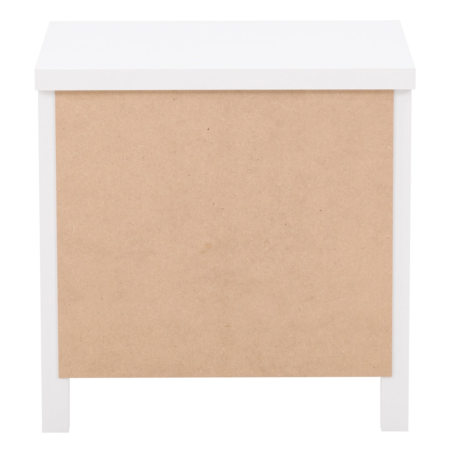 white 2 Drawer Night Stand Boston Collection product image by CorLiving#color_white