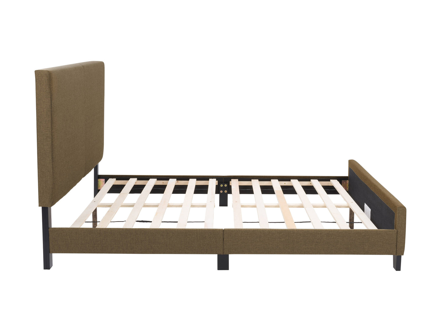 Clay Contemporary Double / Full Bed Juniper Collection product image by CorLiving#color_juniper-clay