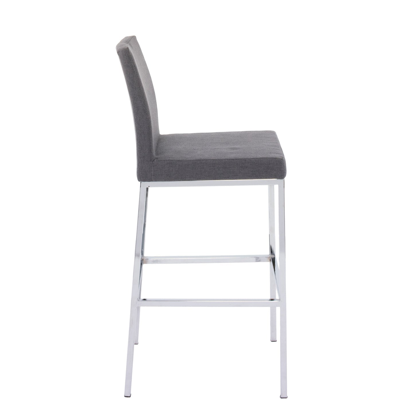 grey Bar Height Bar Stools Set of 2 Huntington Collection product image by CorLiving#color_grey
