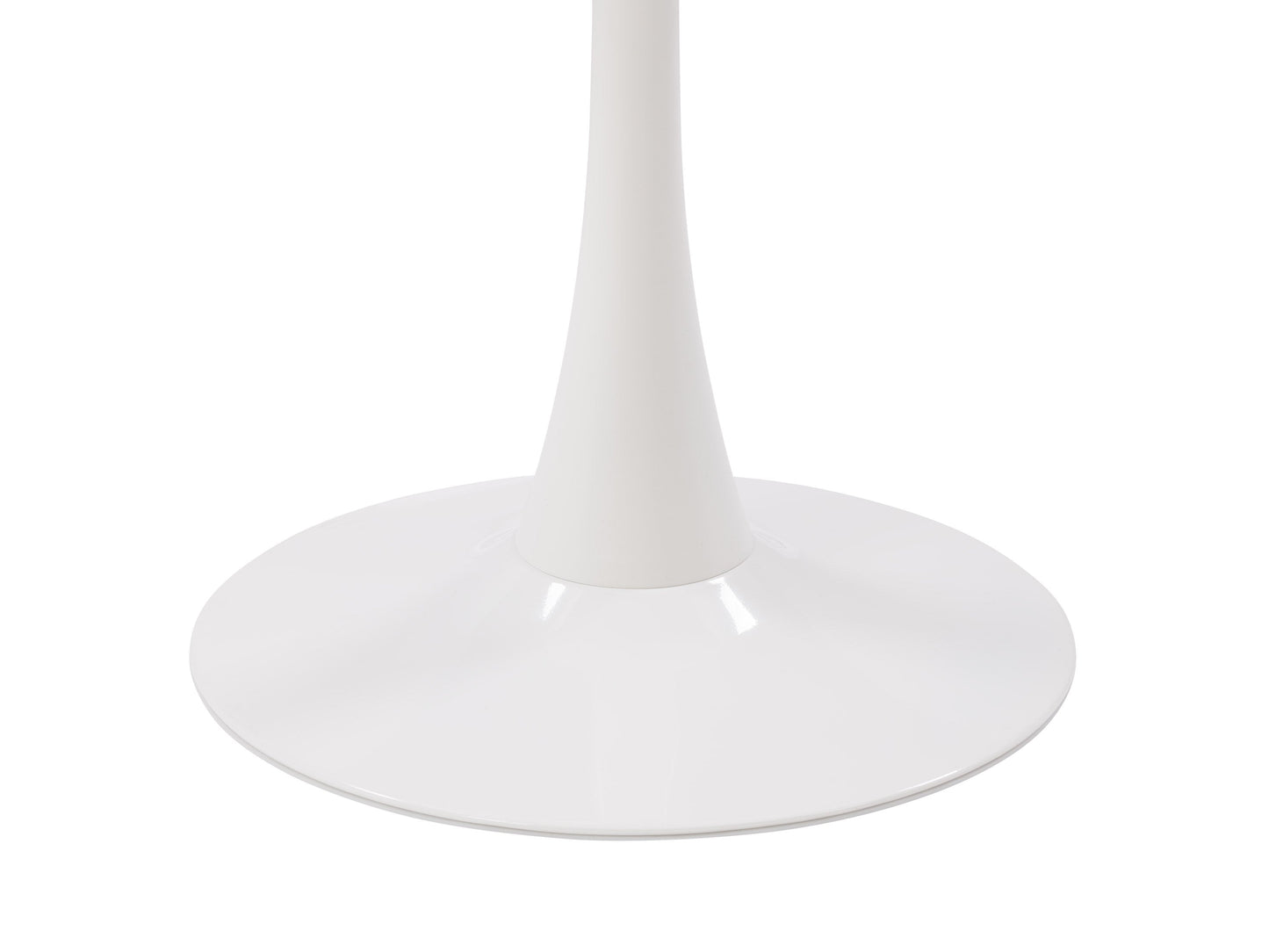 white Round Bistro Table Ivo Collection detail image by CorLiving#color_ivo-white-marble