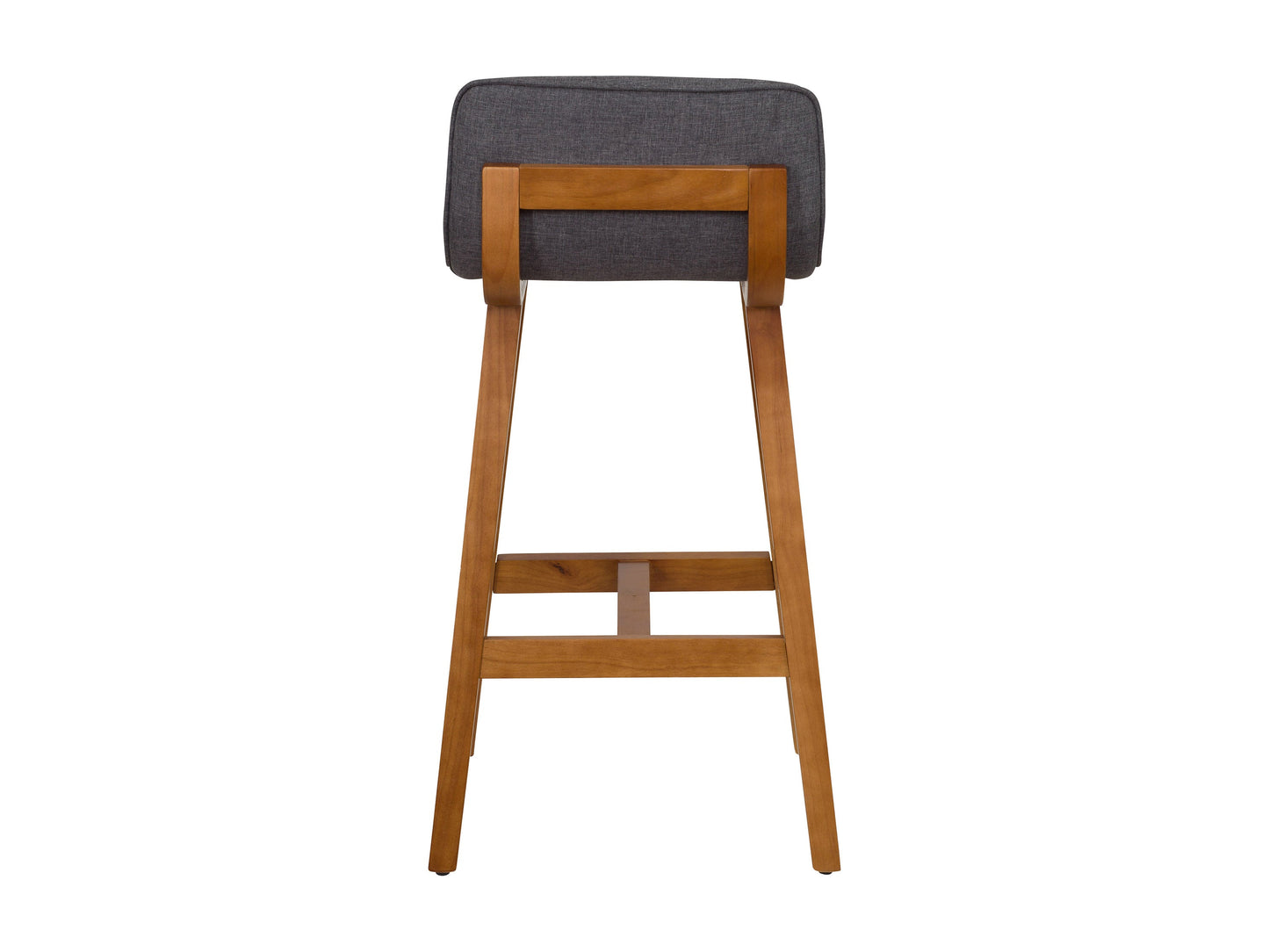grey Wooden Bar Stools Set of 2 Bennett Collection product image by CorLiving#color_grey