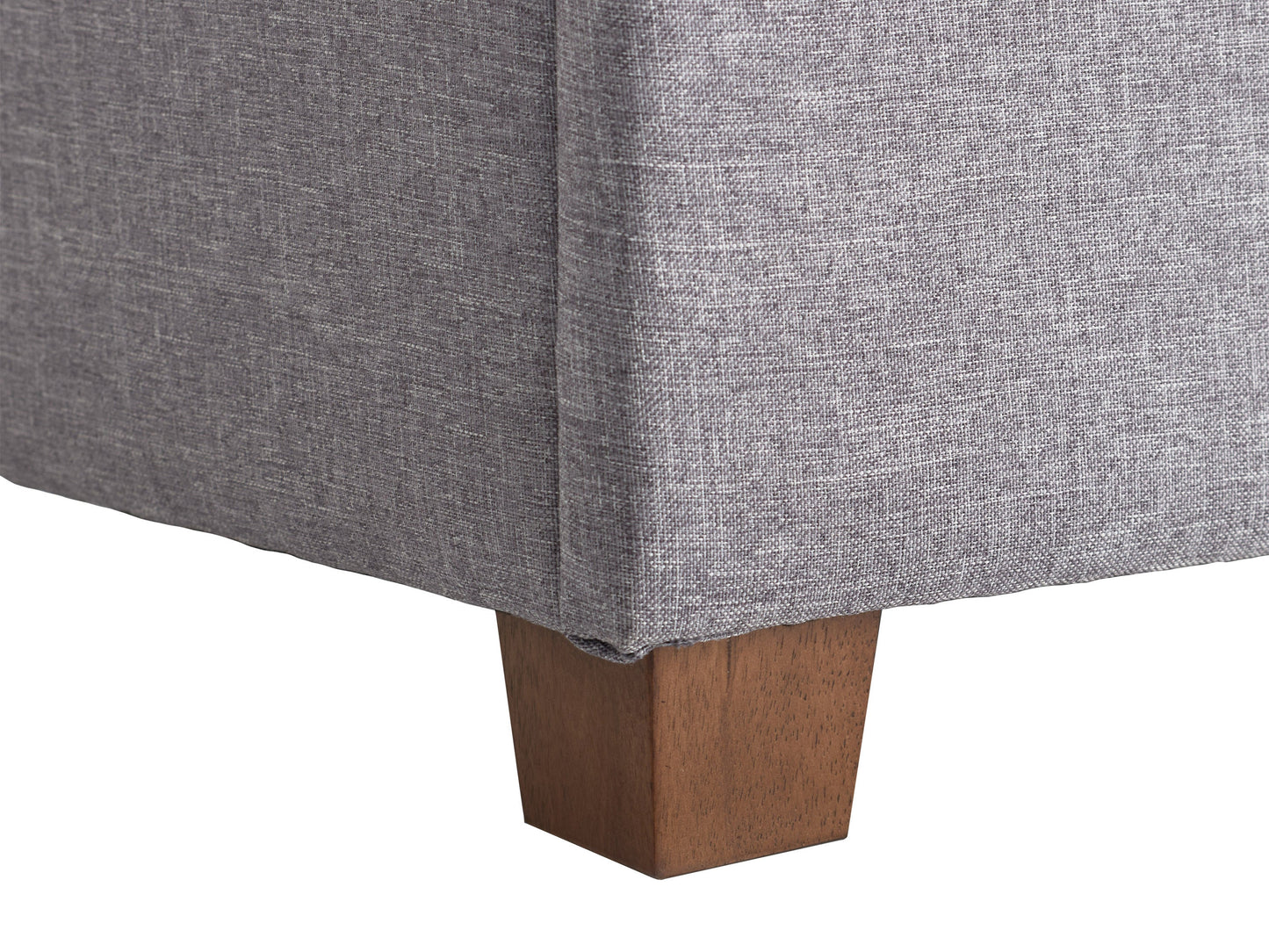 grey Large Storage Ottoman Collection detail image by CorLiving#color_aubin-light-grey