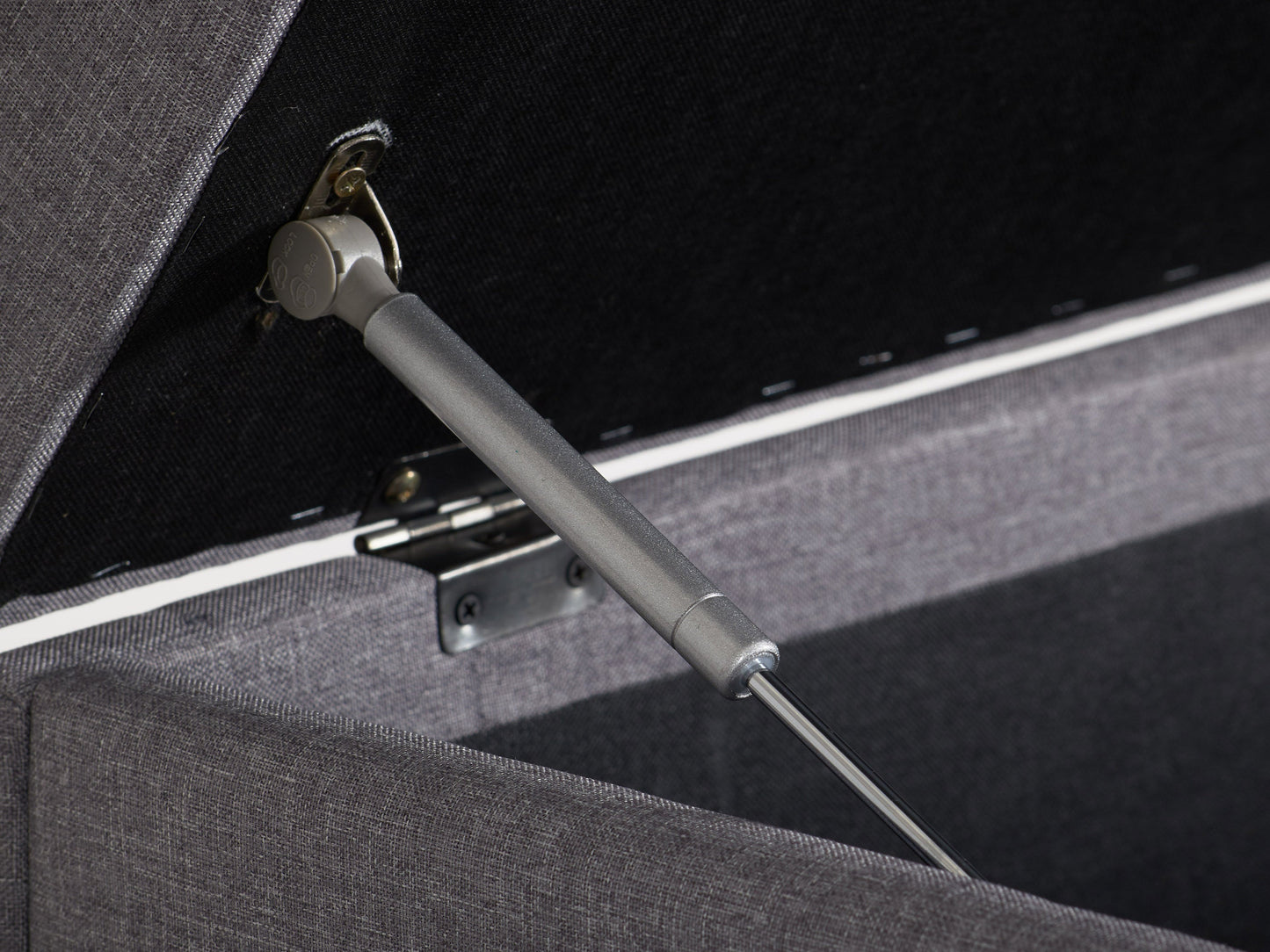 grey Large Storage Ottoman Collection detail image by CorLiving#color_aubin-light-grey