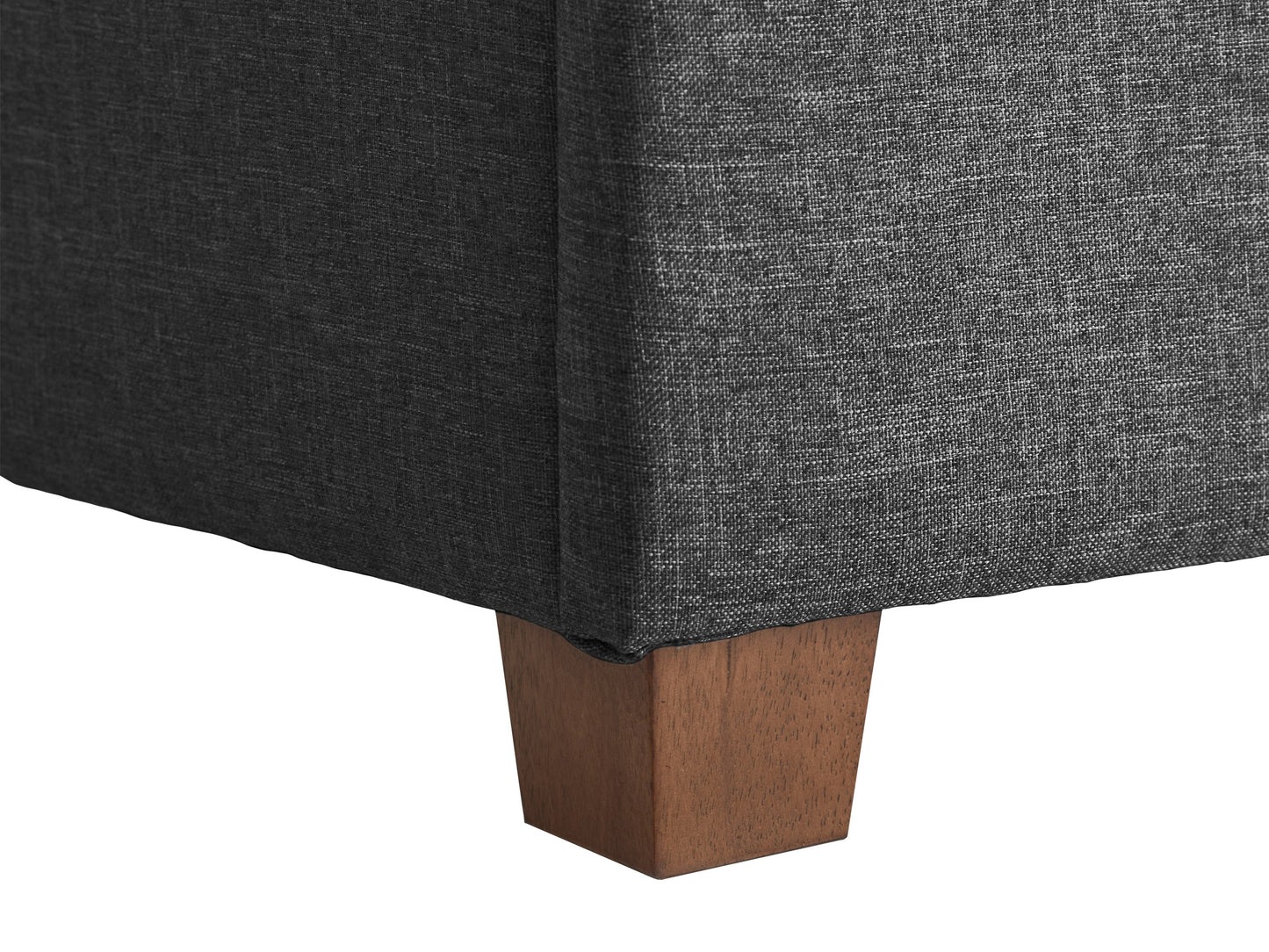 grey Large Storage Ottoman Collection detail image by CorLiving#color_aubin-dark-grey