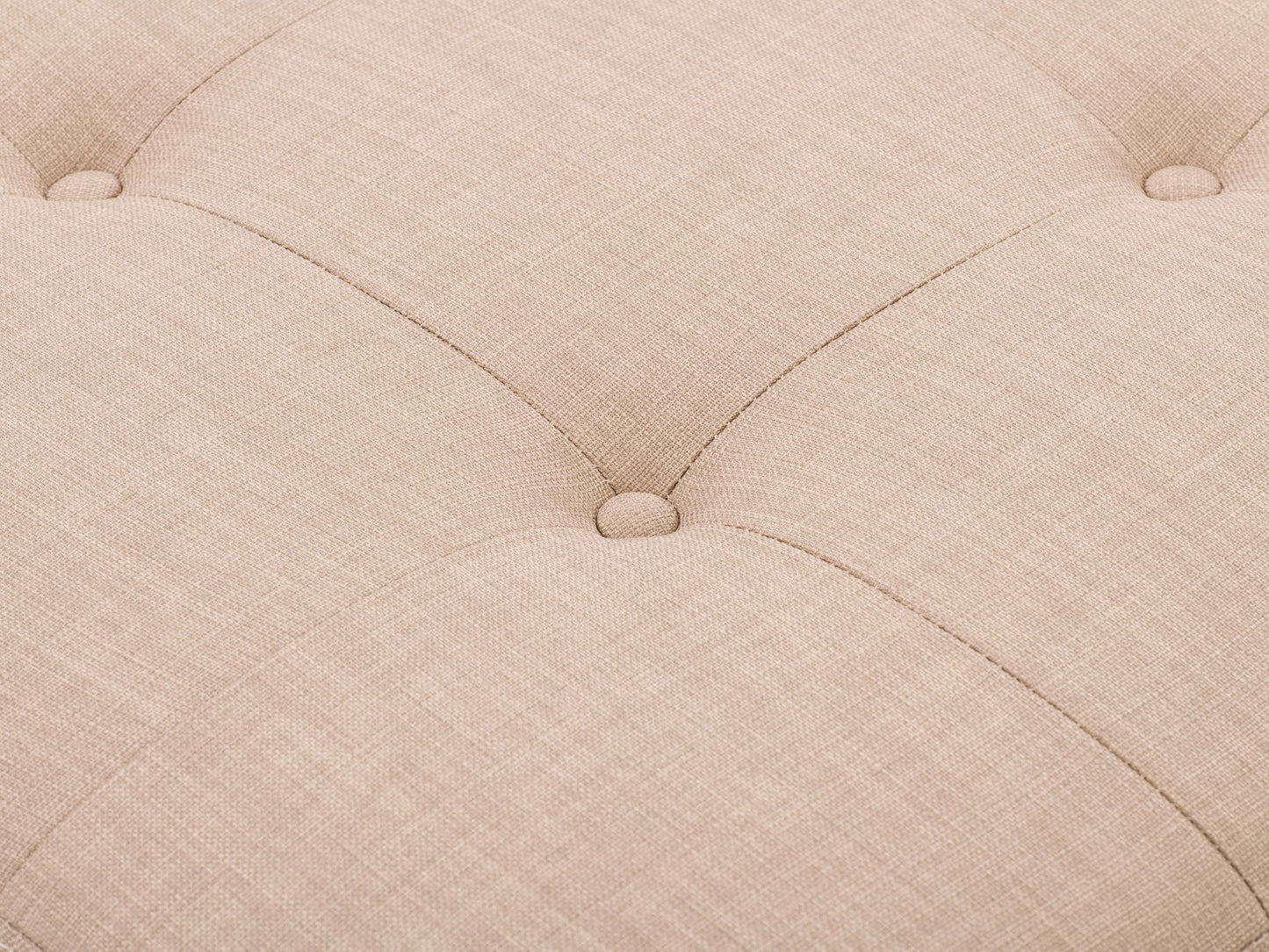 beige Tufted Storage Bench Antonio Collection detail image by CorLiving#color_antonio-beige