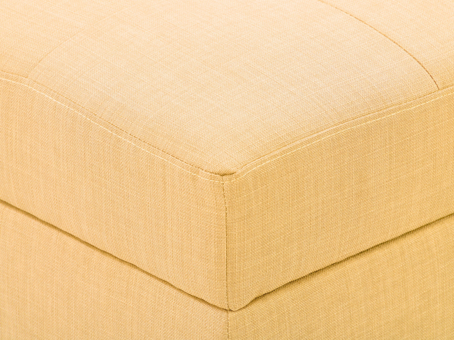 yellow Tufted Storage Bench Antonio Collection detail image by CorLiving#color_antonio-yellow