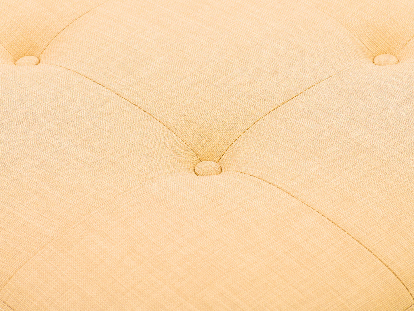 yellow Tufted Storage Bench Antonio Collection detail image by CorLiving#color_antonio-yellow