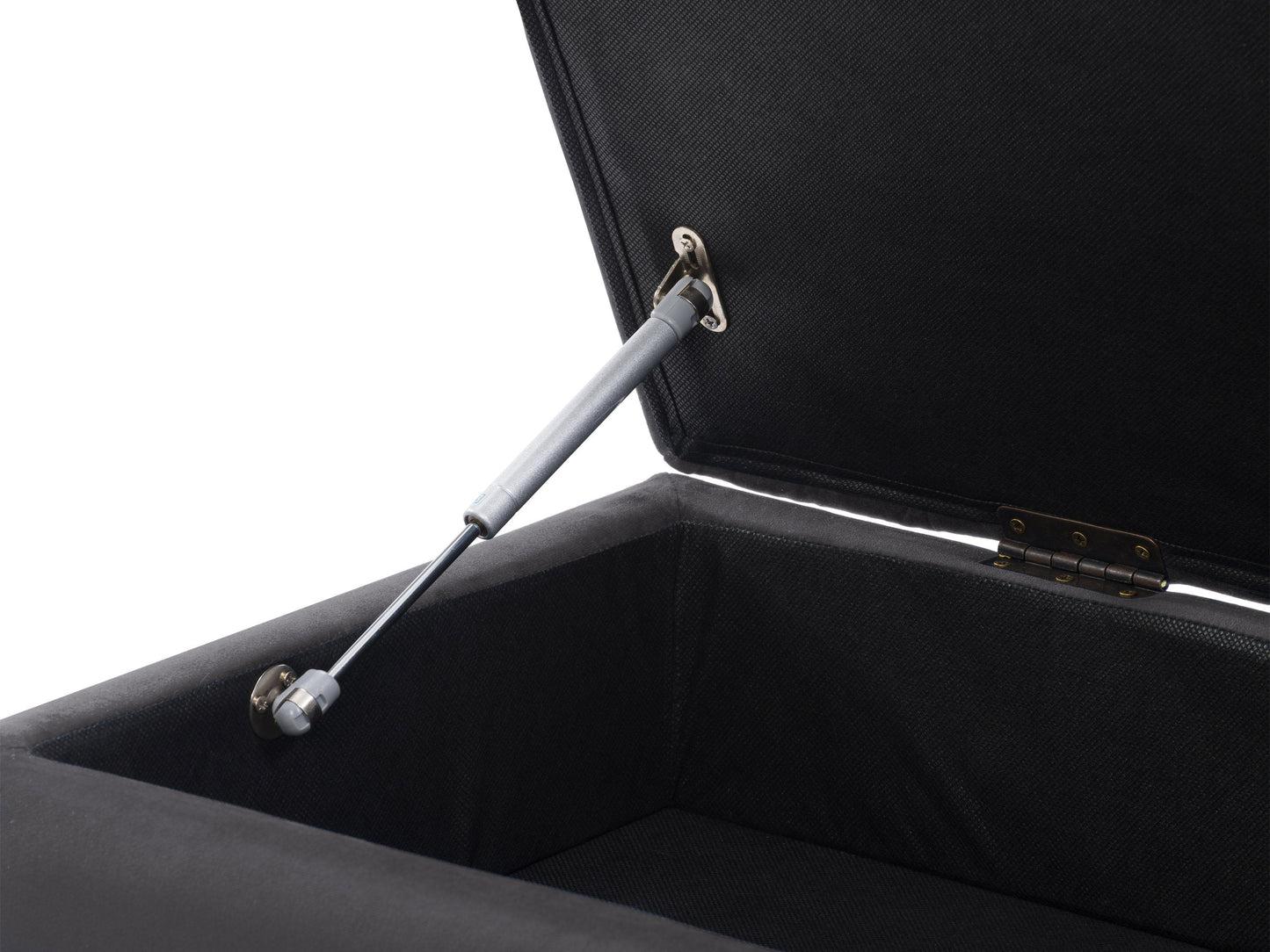 dark grey Velvet Storage Bench Perry Collection detail image by CorLiving#color_perry-dark-grey