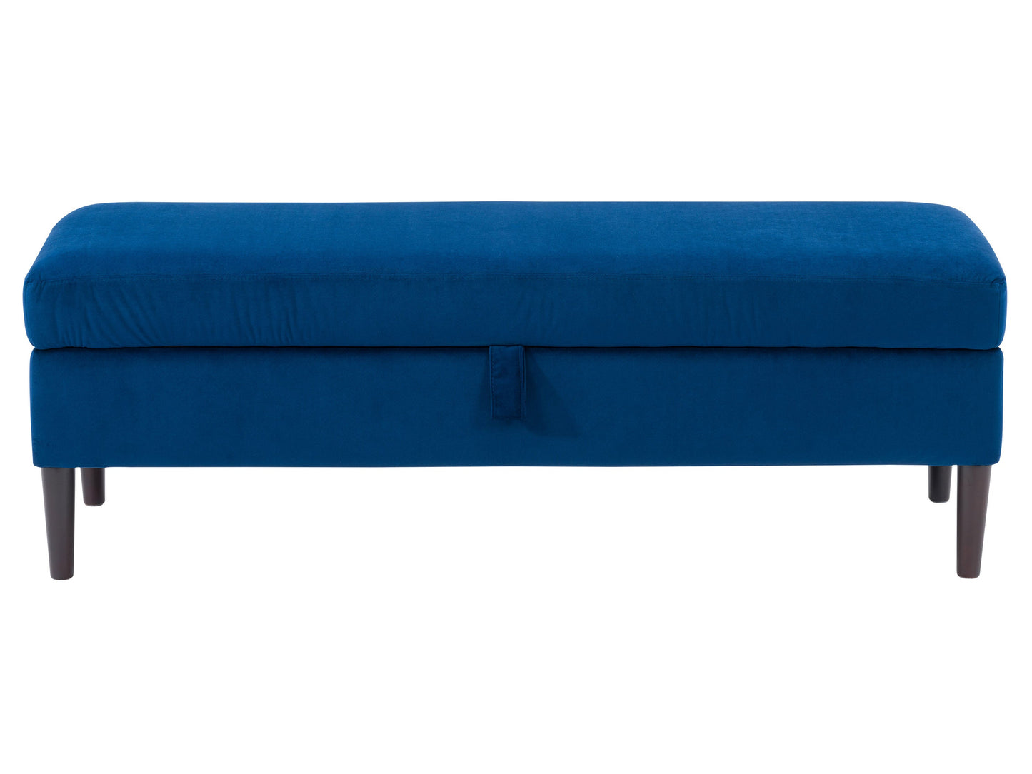blue Velvet Storage Bench Perry Collection product image by CorLiving#color_perry-blue