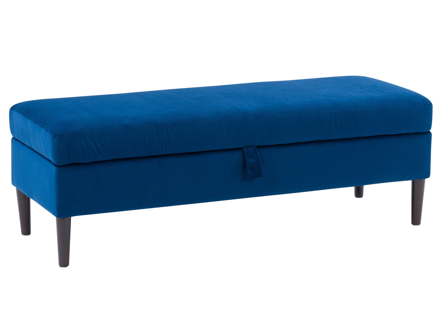 blue Velvet Storage Bench Perry Collection product image by CorLiving#color_perry-blue