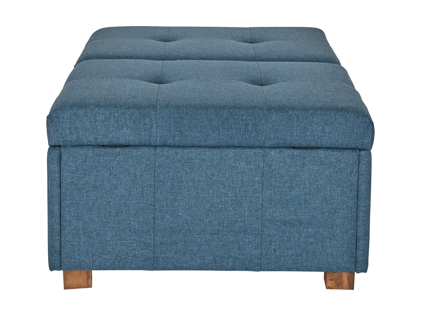 blue Double Storage Ottoman Bench Yves Collection product image by CorLiving#color_yves-prussian-blue