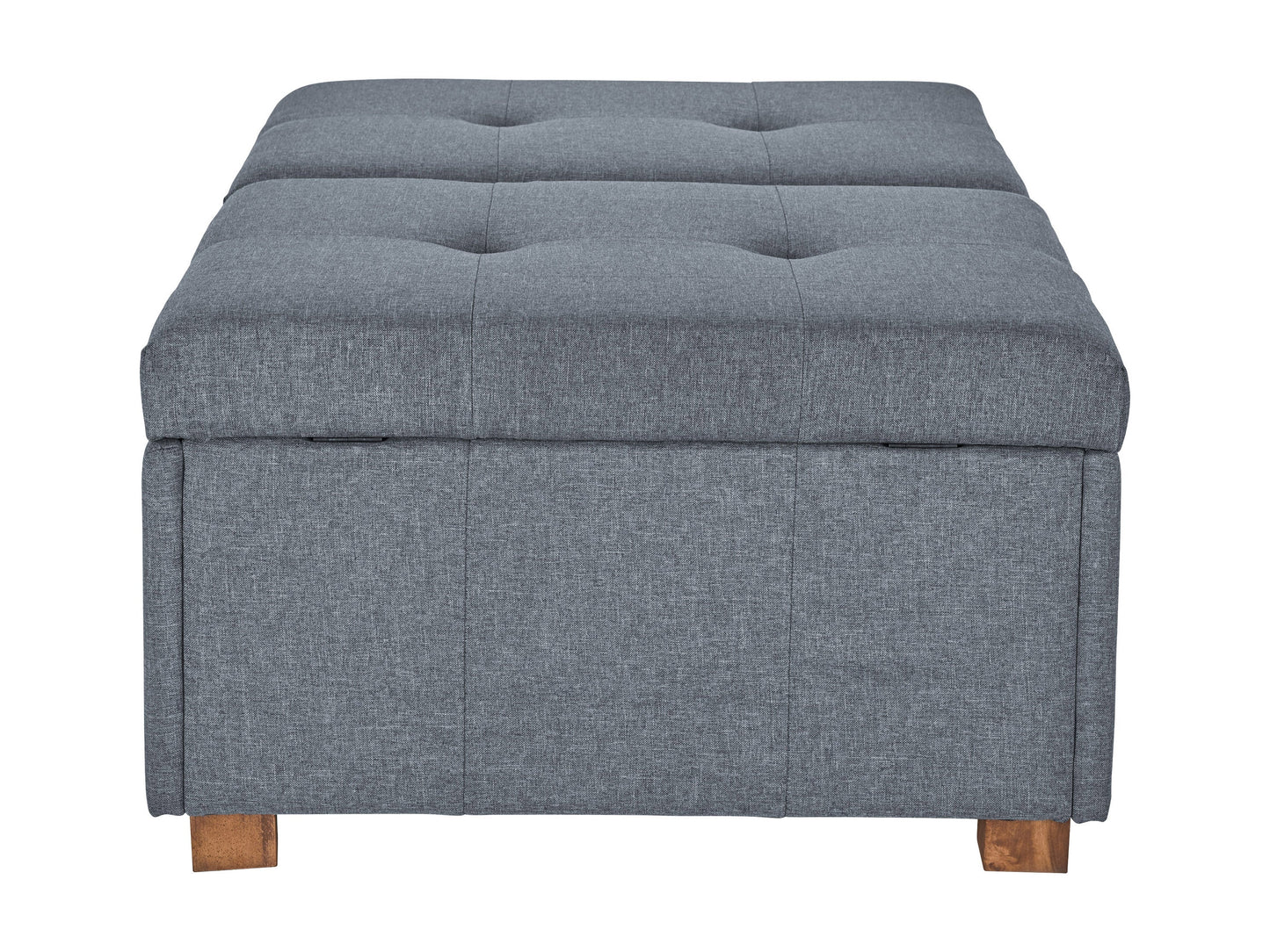 grey Double Storage Ottoman Bench Yves Collection product image by CorLiving#color_yves-grey
