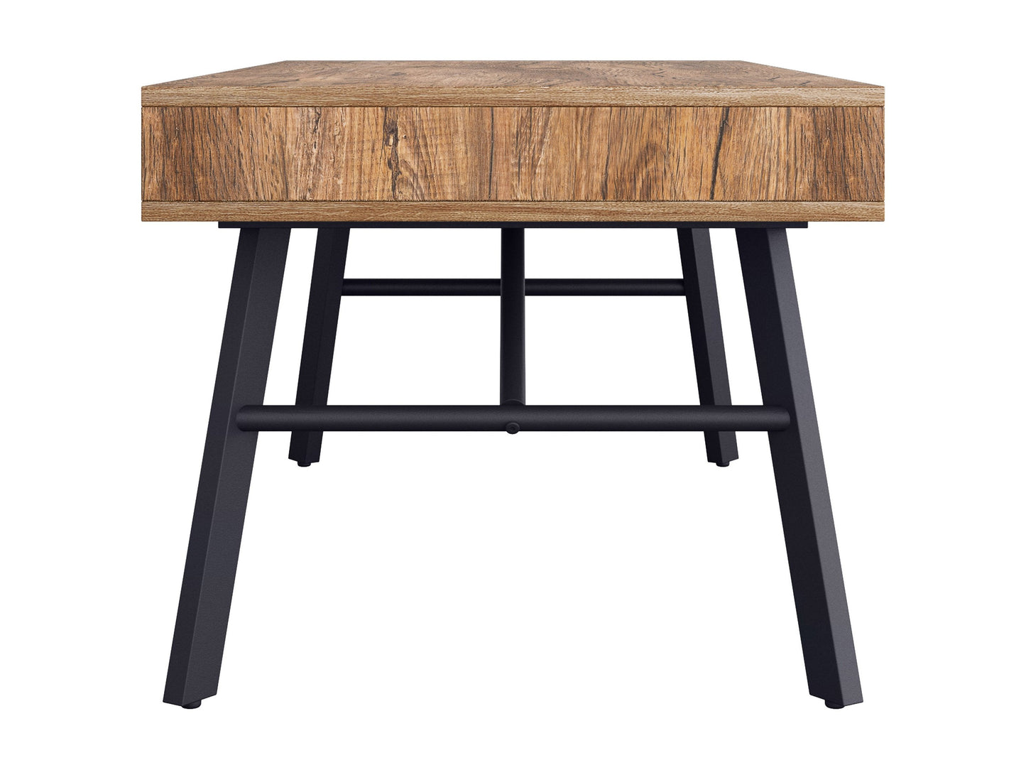 brown Rustic Wood Coffee Table Auston Collection product image by CorLiving#color_brown