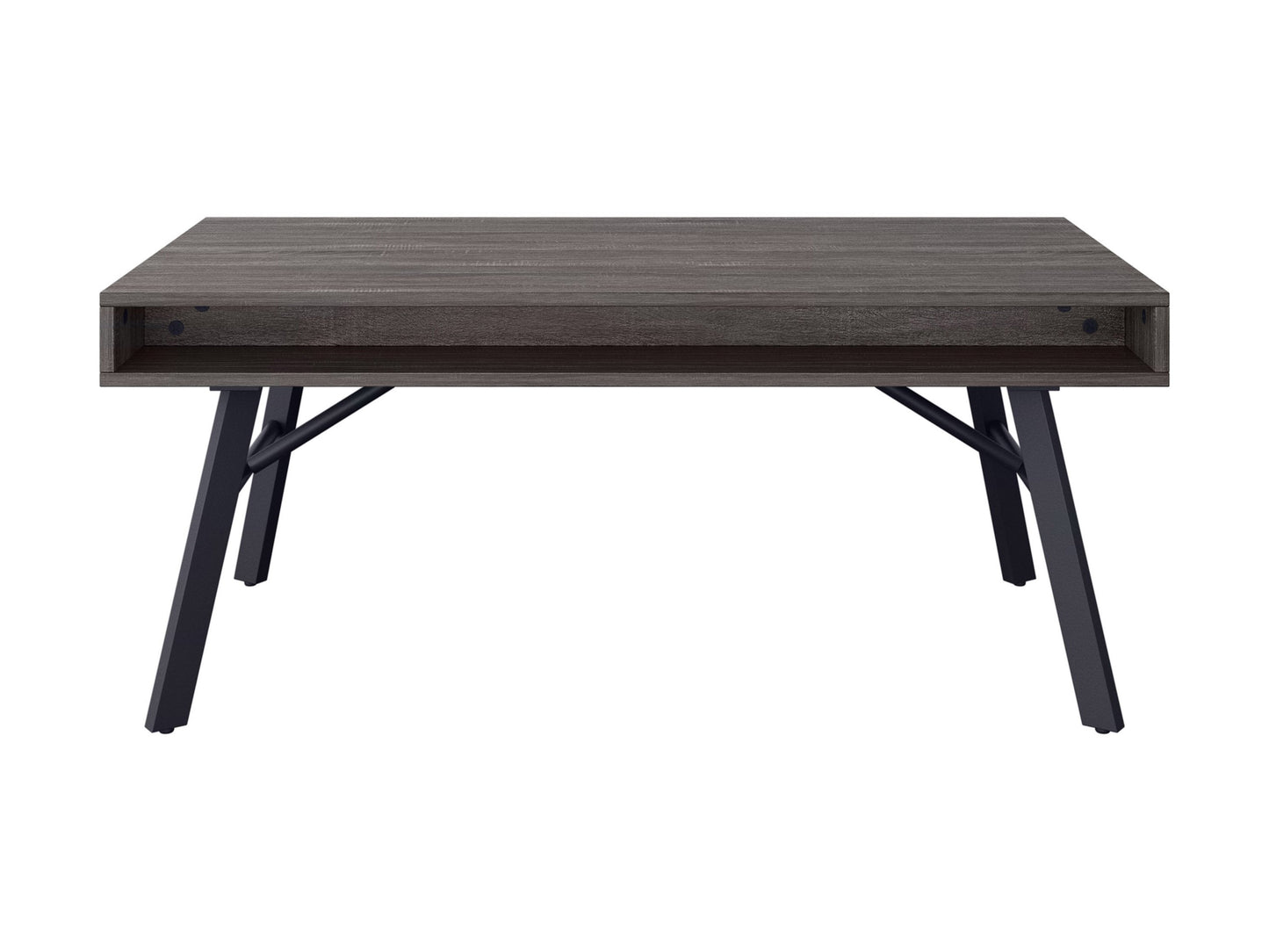 grey Rustic Wood Coffee Table Auston Collection product image by CorLiving#color_grey