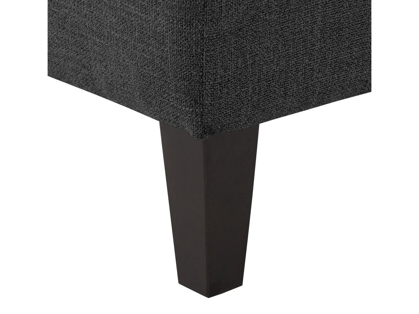 dark grey Accent Bench Raya Collection detail image by CorLiving#color_raya-dark-grey