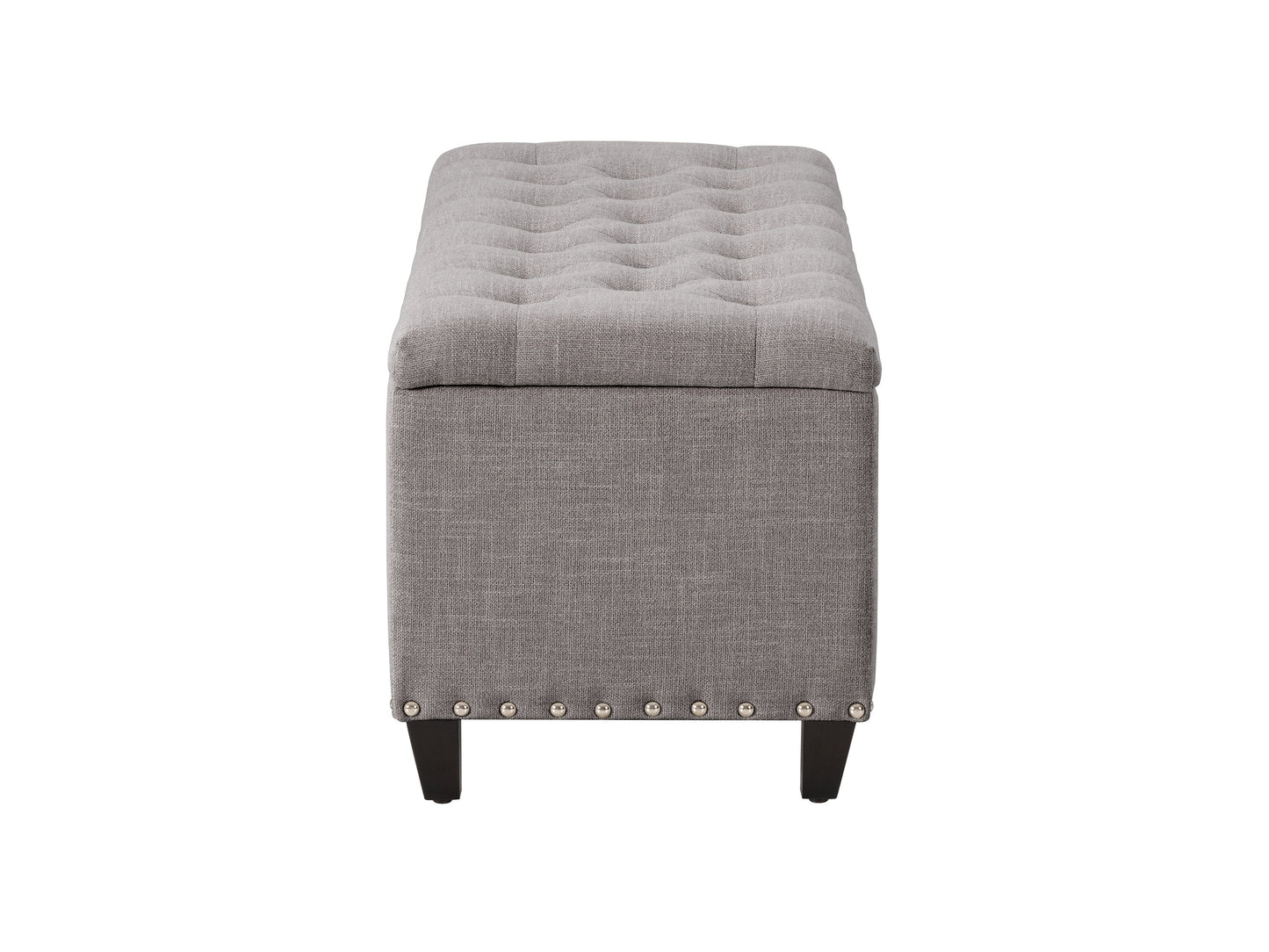 light grey End of Bed Storage Bench Leilani Collection product image by CorLiving#color_leilani-light-grey