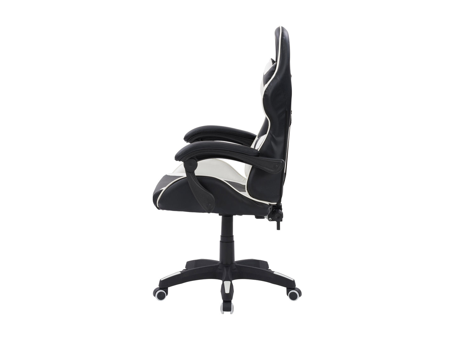 black and white Reclining Gaming Chair Ravagers Collection product image by CorLiving#color_black-and-white