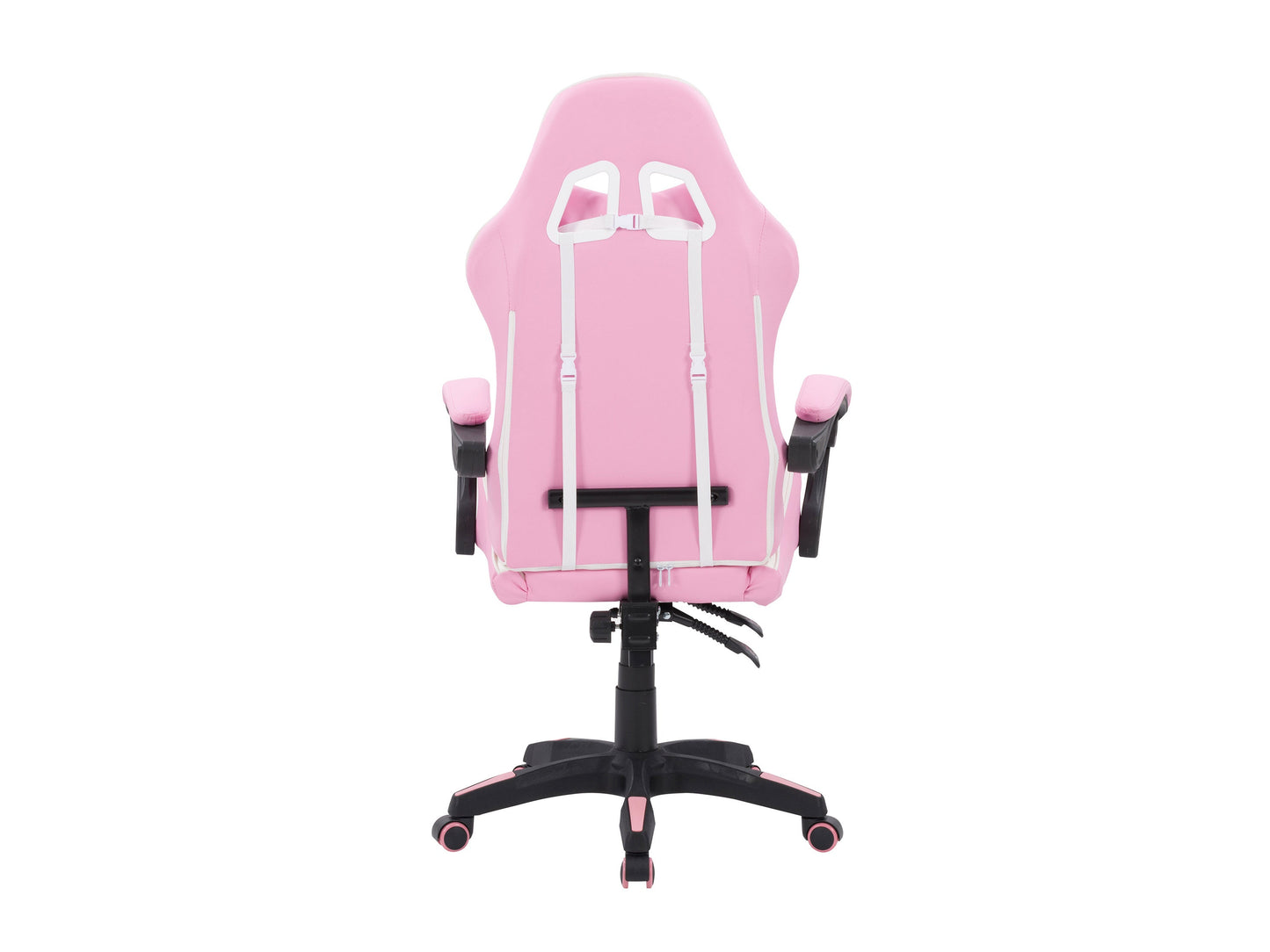 pink and white Reclining Gaming Chair Ravagers Collection product image by CorLiving#color_pink-and-white