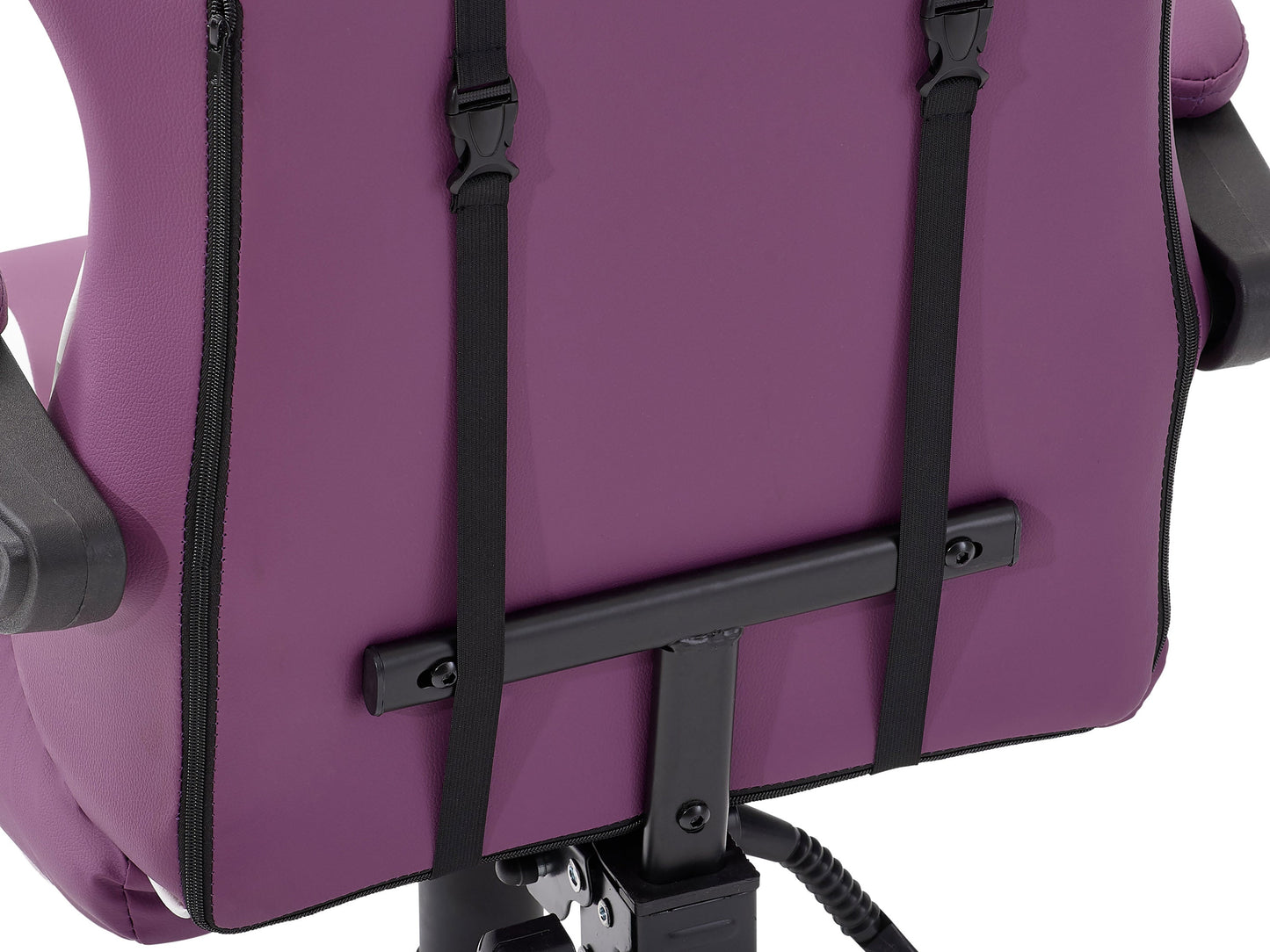 purple and white Reclining Gaming Chair Ravagers Collection detail image by CorLiving#color_purple-and-white