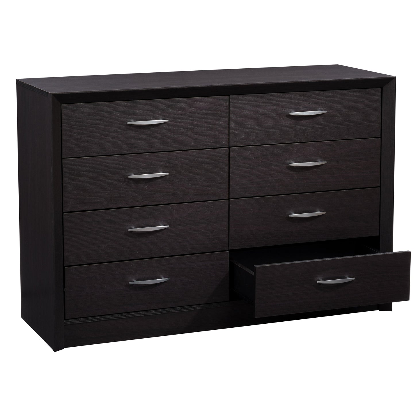 black oak 8 Drawer Dresser Newport Collection product image by CorLiving#color_black-oak