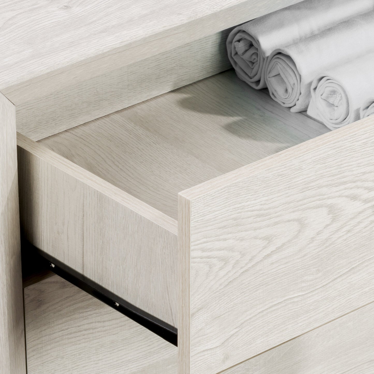 white washed oak 8 Drawer Dresser Newport Collection detail image by CorLiving#color_white-washed-oak
