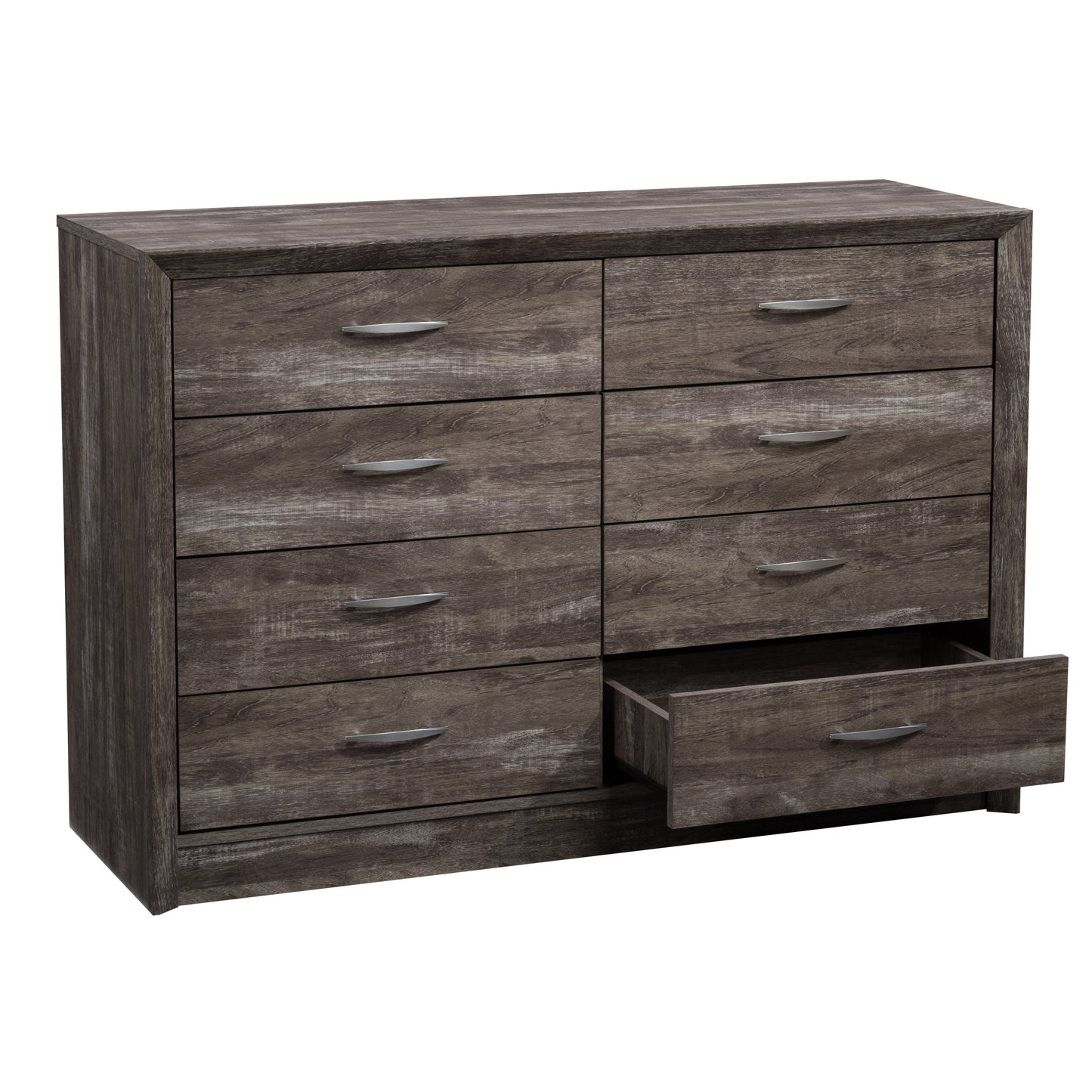 brown washed oak 8 Drawer Dresser Newport Collection product image by CorLiving#color_brown-washed-oak