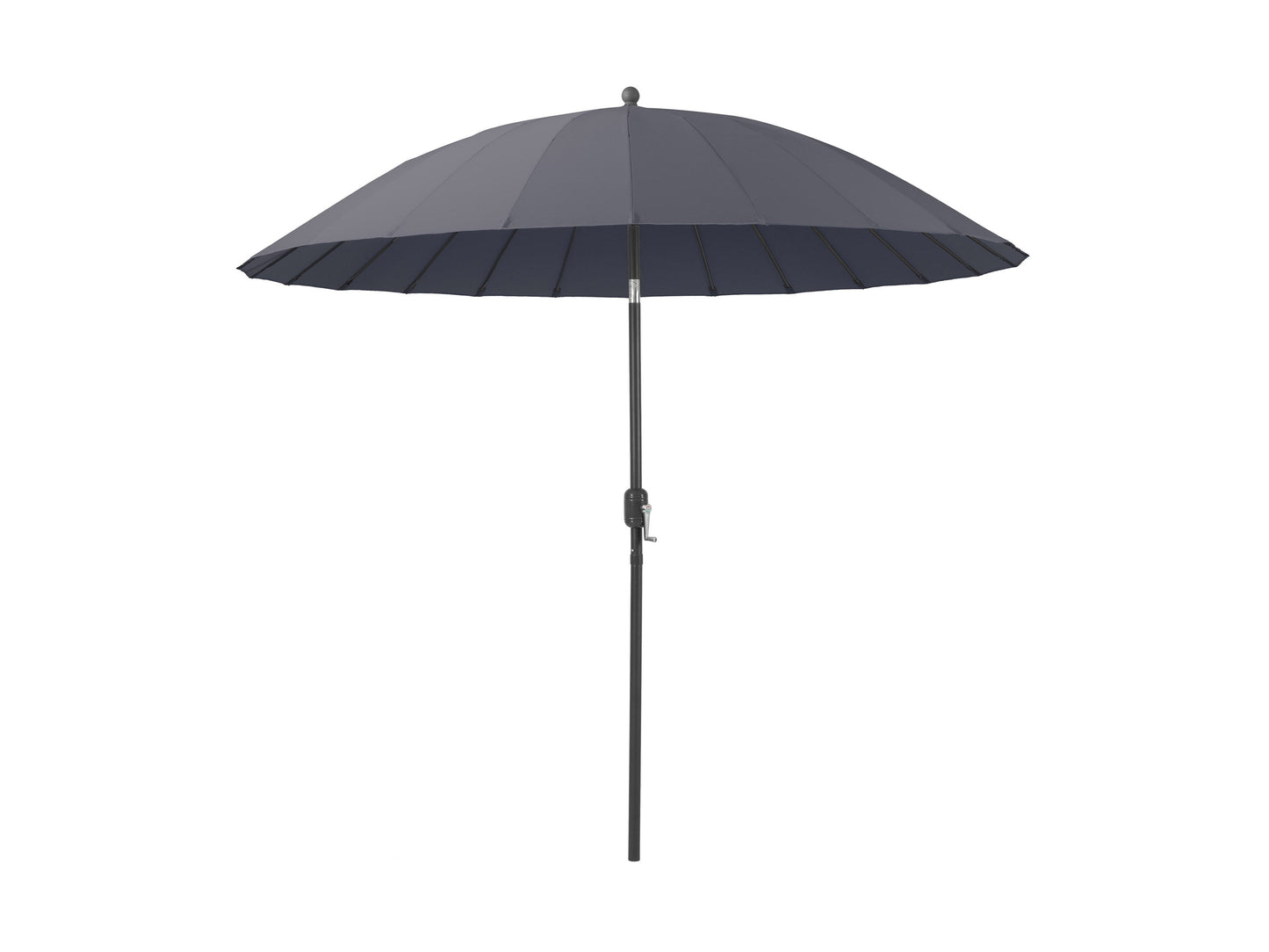 grey parasol umbrella, tilting Sun Shield Collection product image CorLiving#color_grey