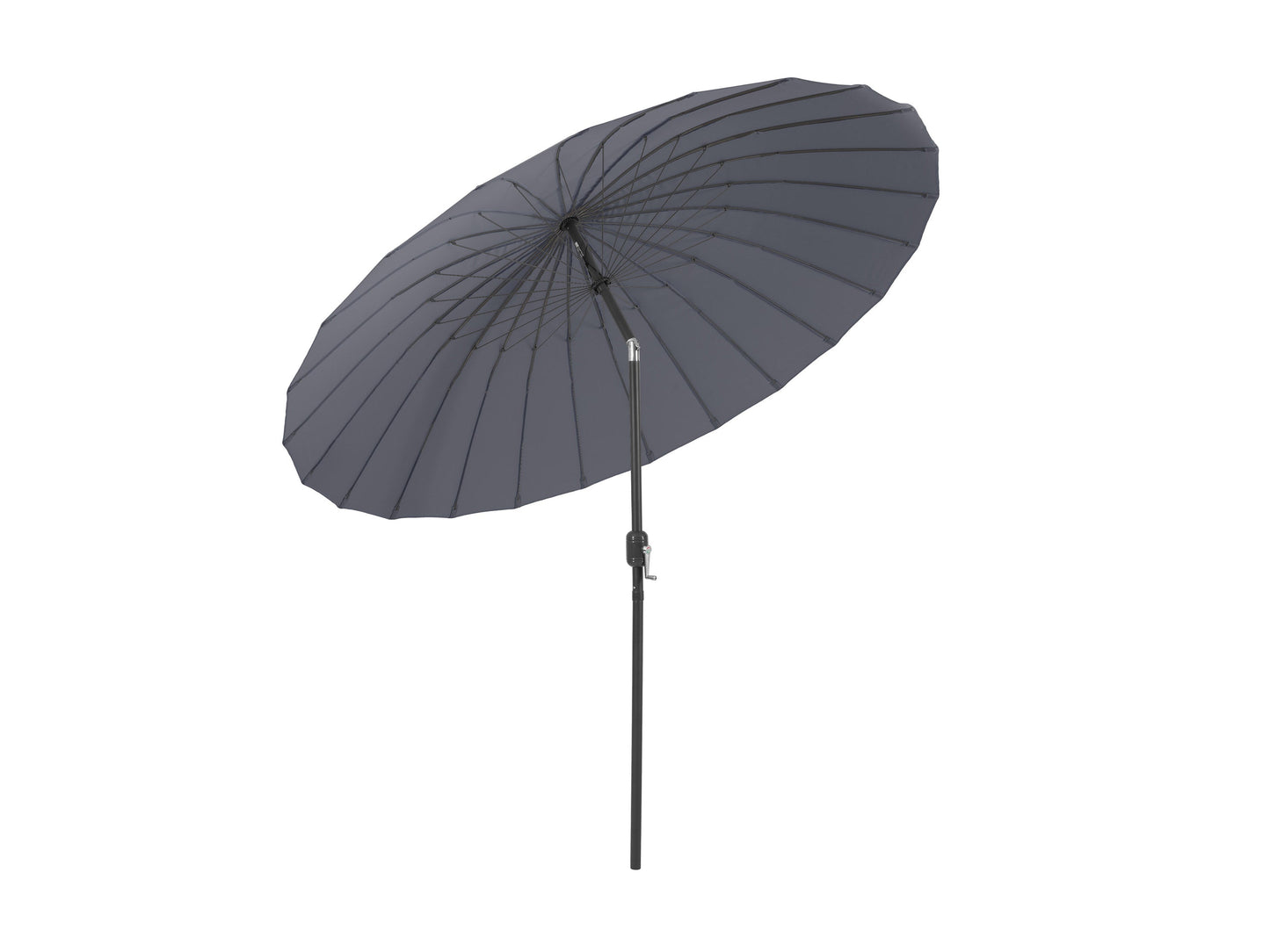 grey parasol umbrella, tilting Sun Shield Collection product image CorLiving#color_grey