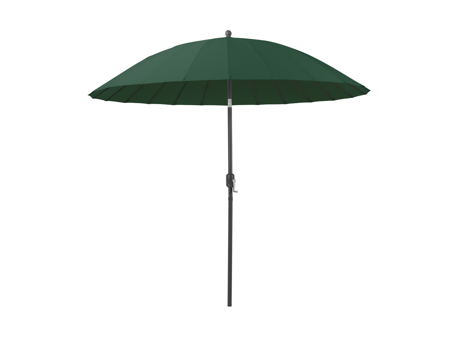 dark green parasol umbrella, tilting Sun Shield Collection product image CorLiving#color_dark-green