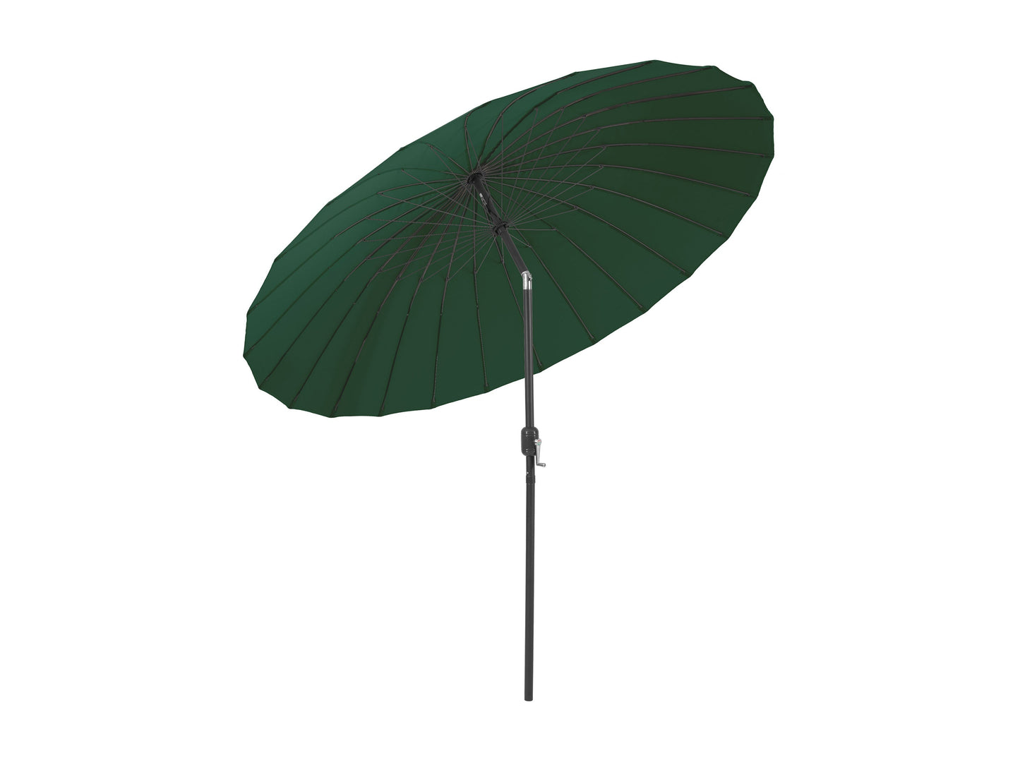 dark green parasol umbrella, tilting Sun Shield Collection product image CorLiving#color_dark-green