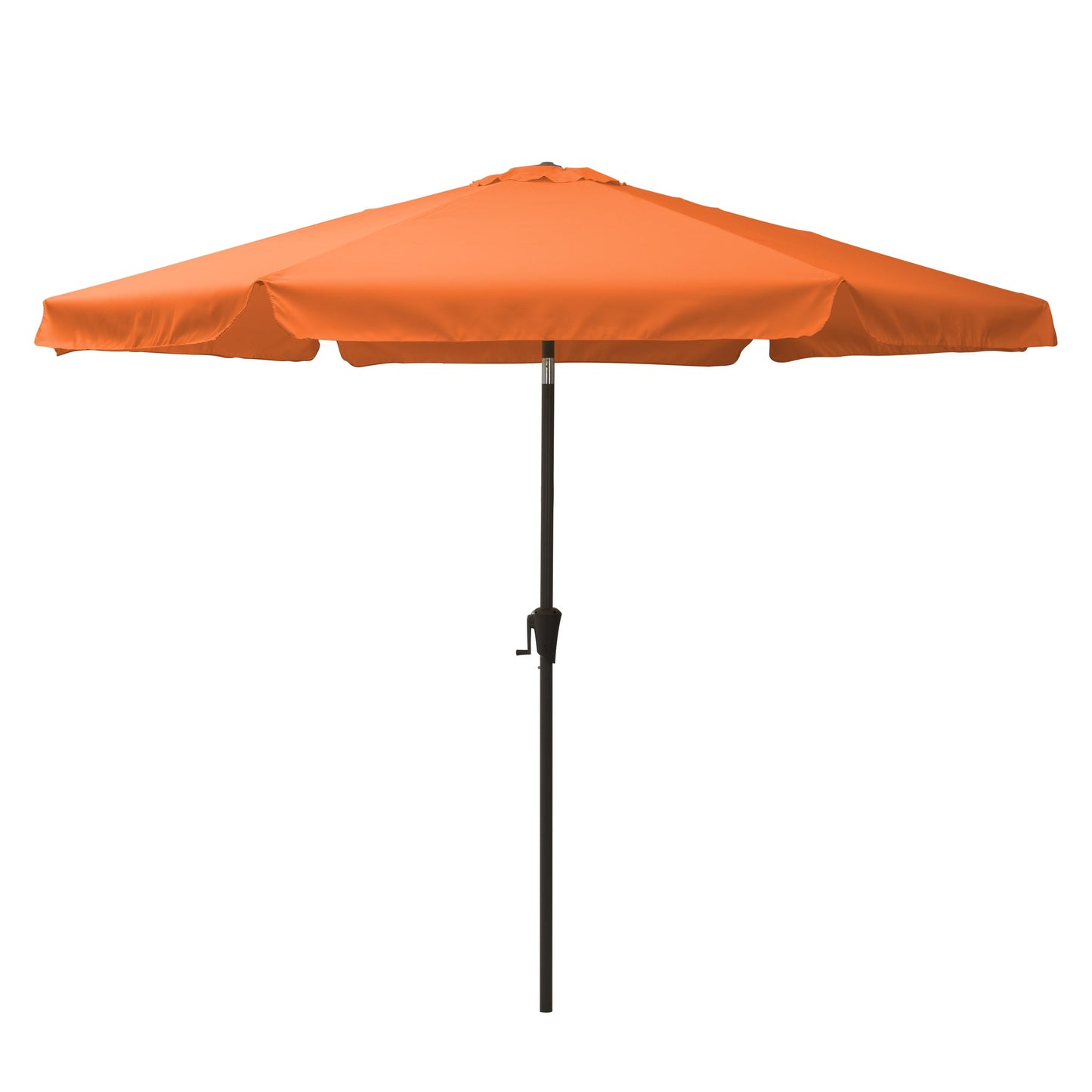 orange 10ft patio umbrella, round tilting with base 200 Series product image CorLiving#color_orange
