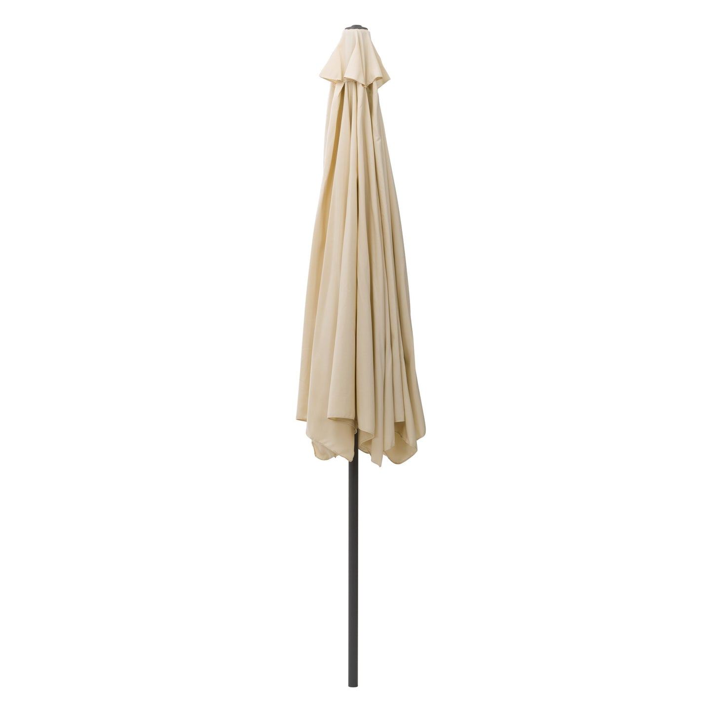 warm white 10ft patio umbrella, round tilting with base 200 Series product image CorLiving#color_warm-white