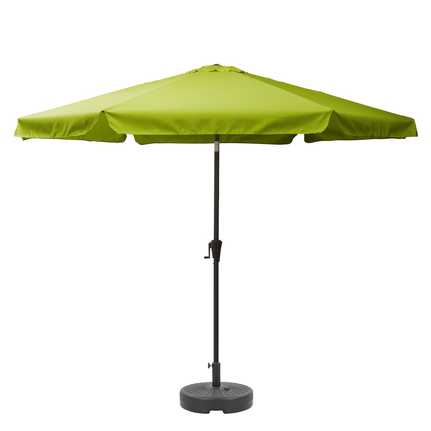 lime green 10ft patio umbrella, round tilting with base 200 Series product image CorLiving#color_lime-green