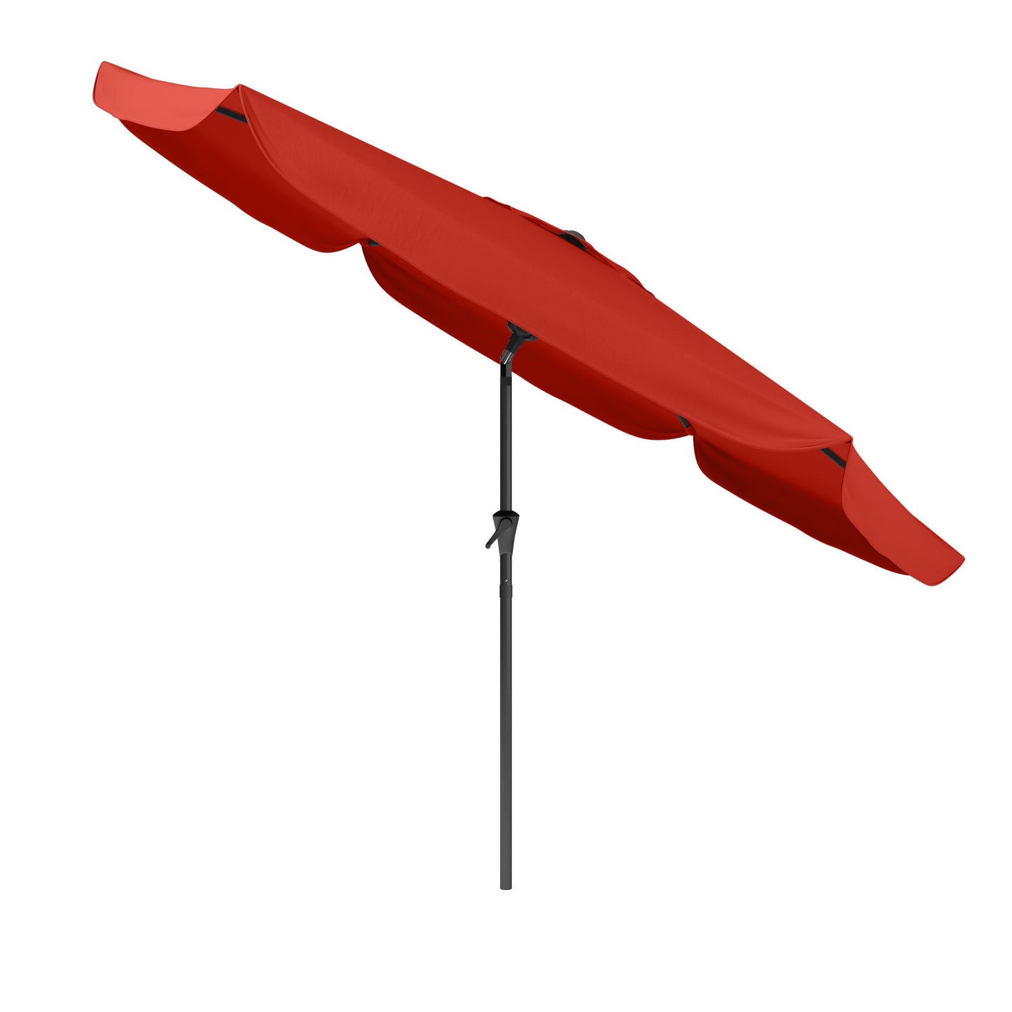 crimson red 10ft patio umbrella, round tilting with base 200 Series product image CorLiving#color_crimson-red