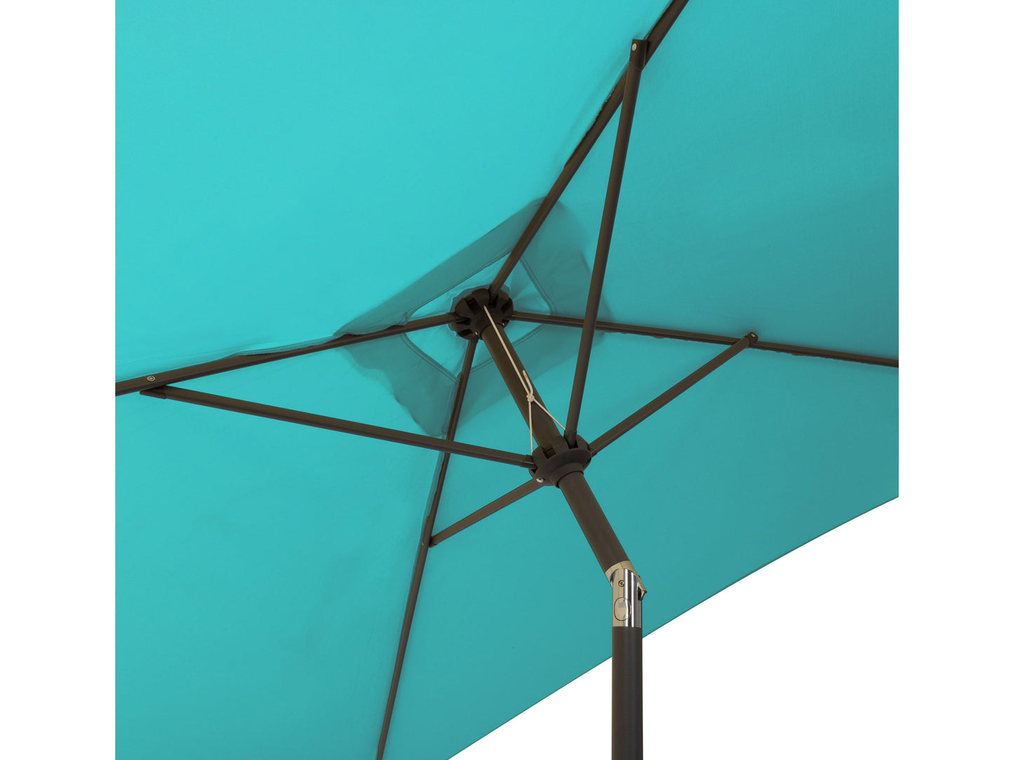 turquoise blue square patio umbrella, tilting 300 Series detail image CorLiving#color_turquoise-blue