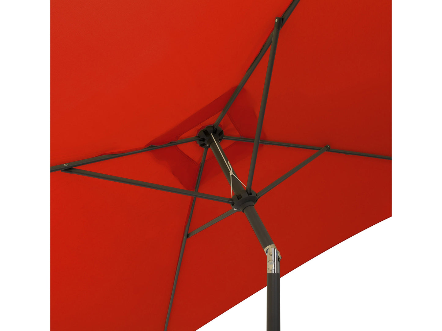 crimson red square patio umbrella, tilting 300 Series detail image CorLiving#color_crimson-red
