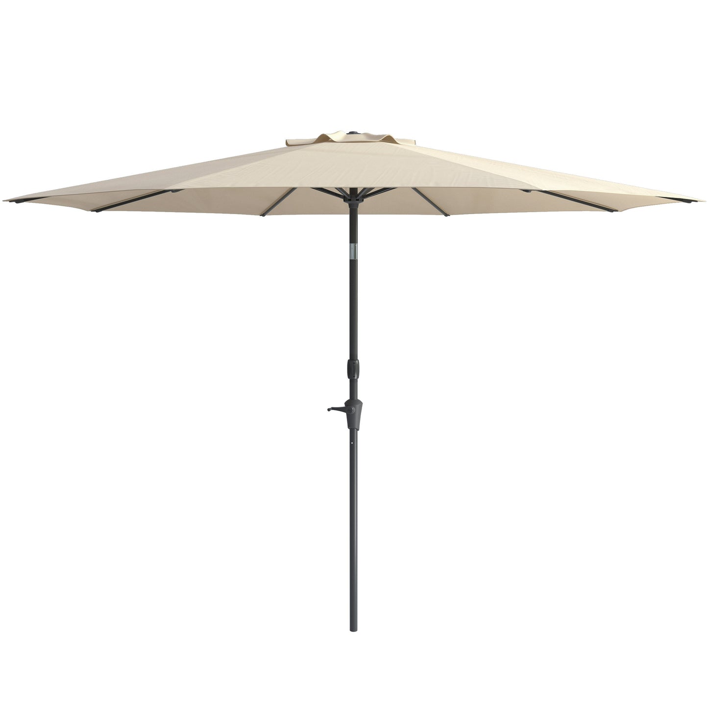 warm white large patio umbrella, tilting with base 700 Series product image CorLiving#color_warm-white