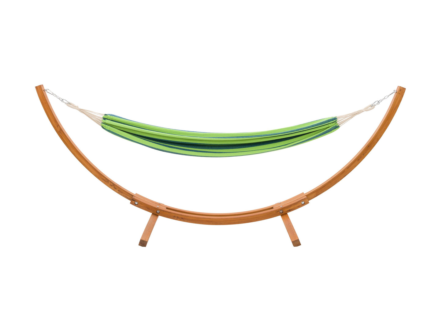 blue and green Hammock with Wood Stand Warm Sun Collection product image by CorLiving#color_blue-and-green
