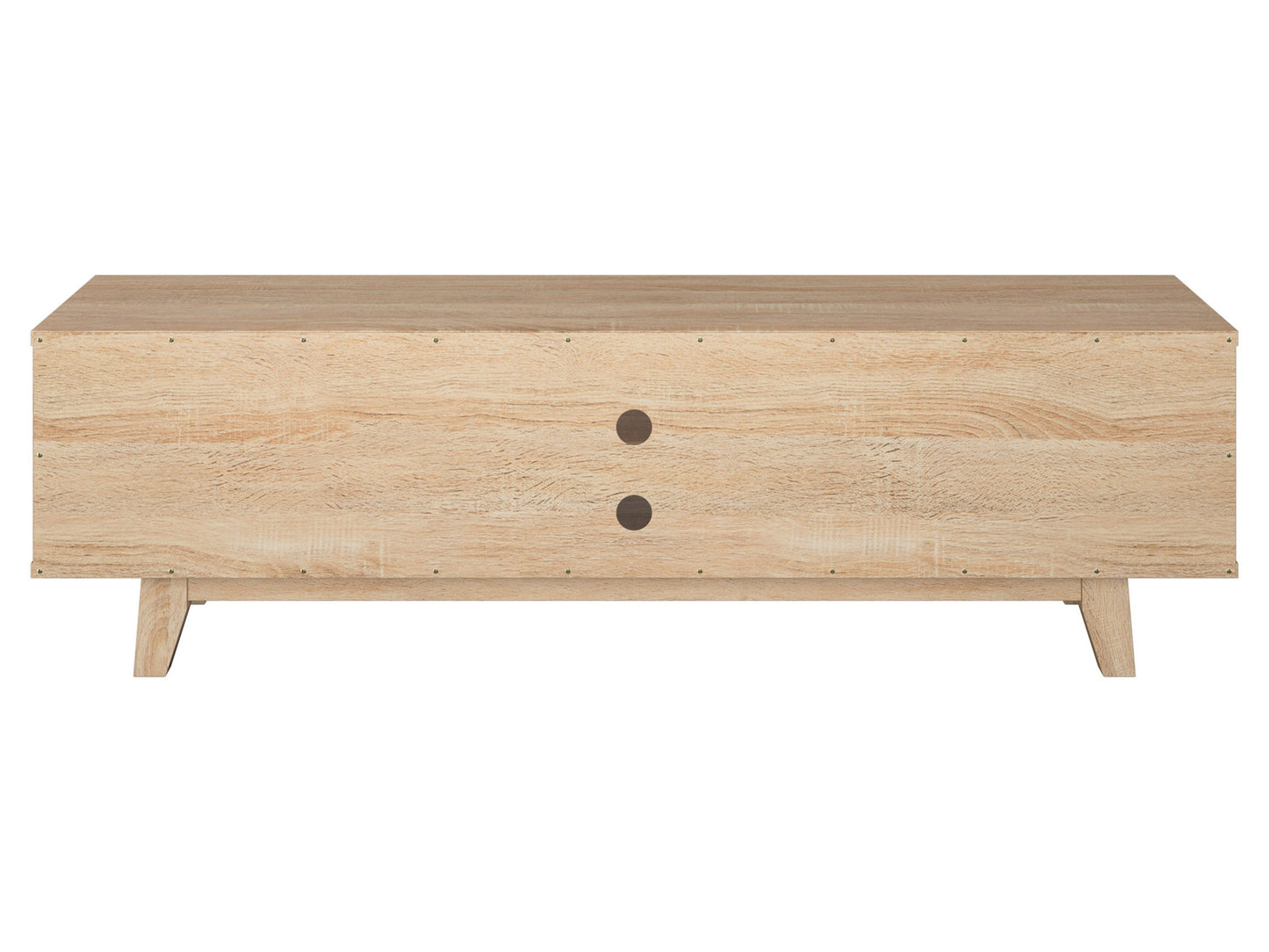 White and Brown Wood TV Stand for TVs up to 68" Fort Worth Collection product image by CorLiving#color_fort-worth-white-and-brown