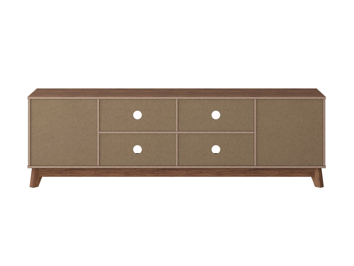 brown Modern TV Stand for TVs up to 85" Hollywood Collection product image by CorLiving#color_brown