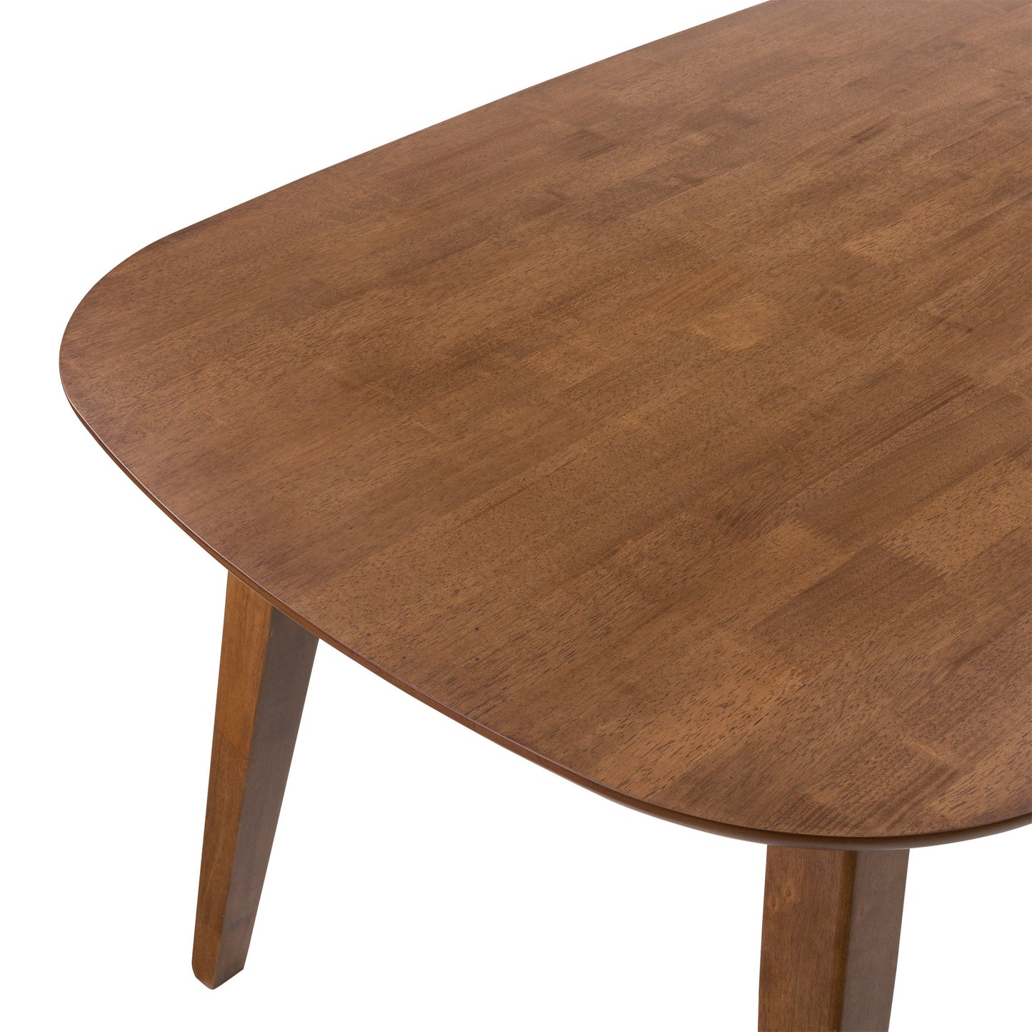 hazelnut Mid Century Modern Dining Table Tiffany Collection detail image by CorLiving#color_hazelnut