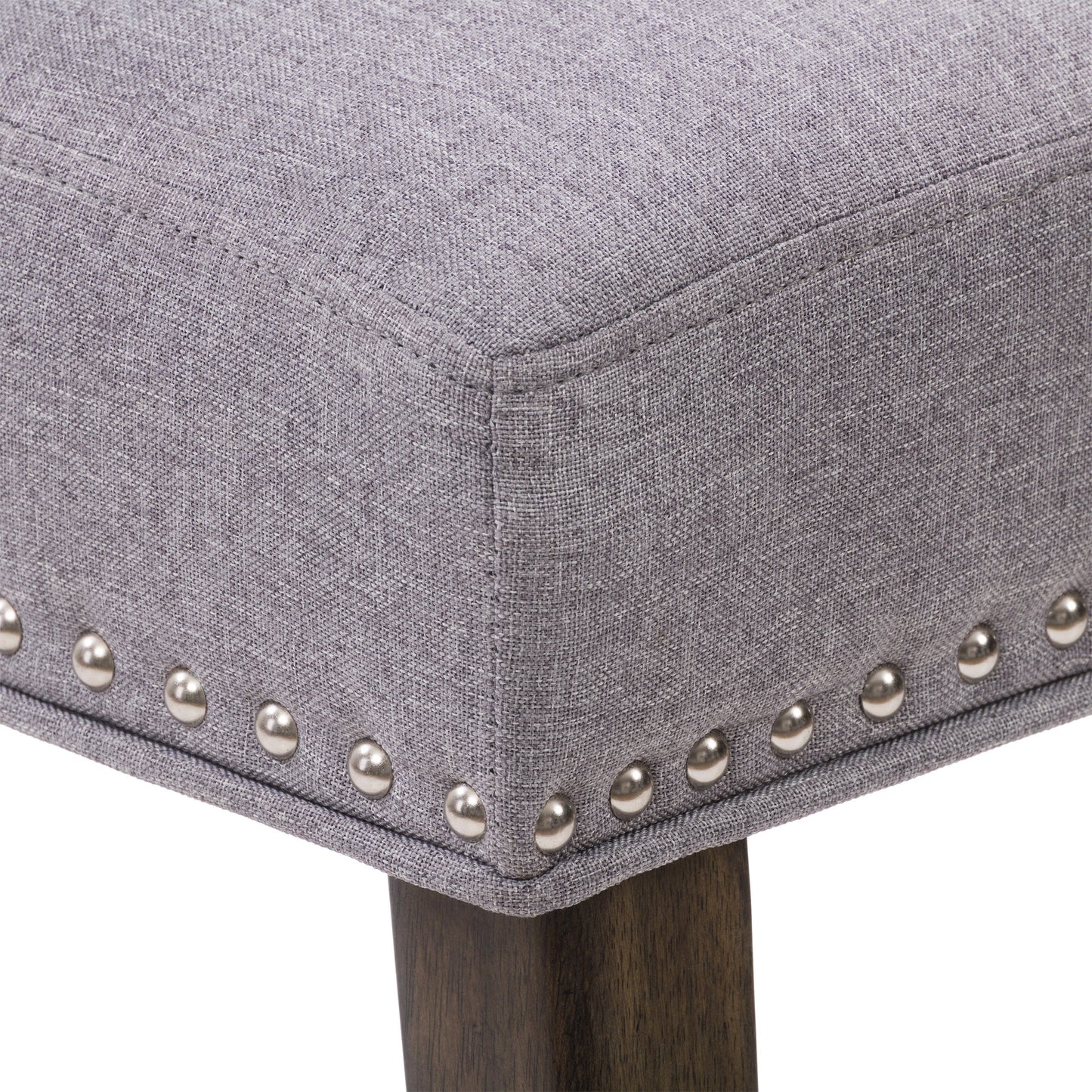 pewter grey Mid Century Dining Chairs, Set of 2 Tiffany Collection detail image by CorLiving#color_pewter-grey
