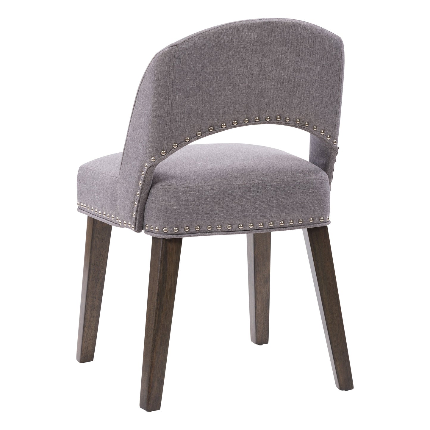 pewter grey Mid Century Dining Chairs, Set of 2 Tiffany Collection product image by CorLiving#color_pewter-grey