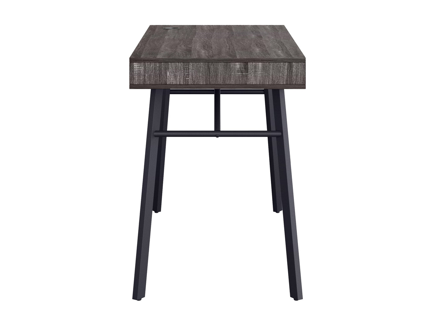 grey Natural Wood Desk Auston Collection product image by CorLiving#color_grey