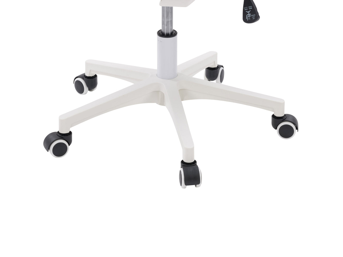 white and black Mesh Task Chair Cooper Collection detail image by CorLiving#color_white-and-black